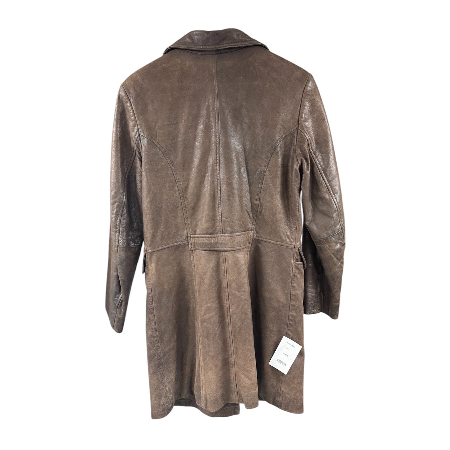 Leather coat