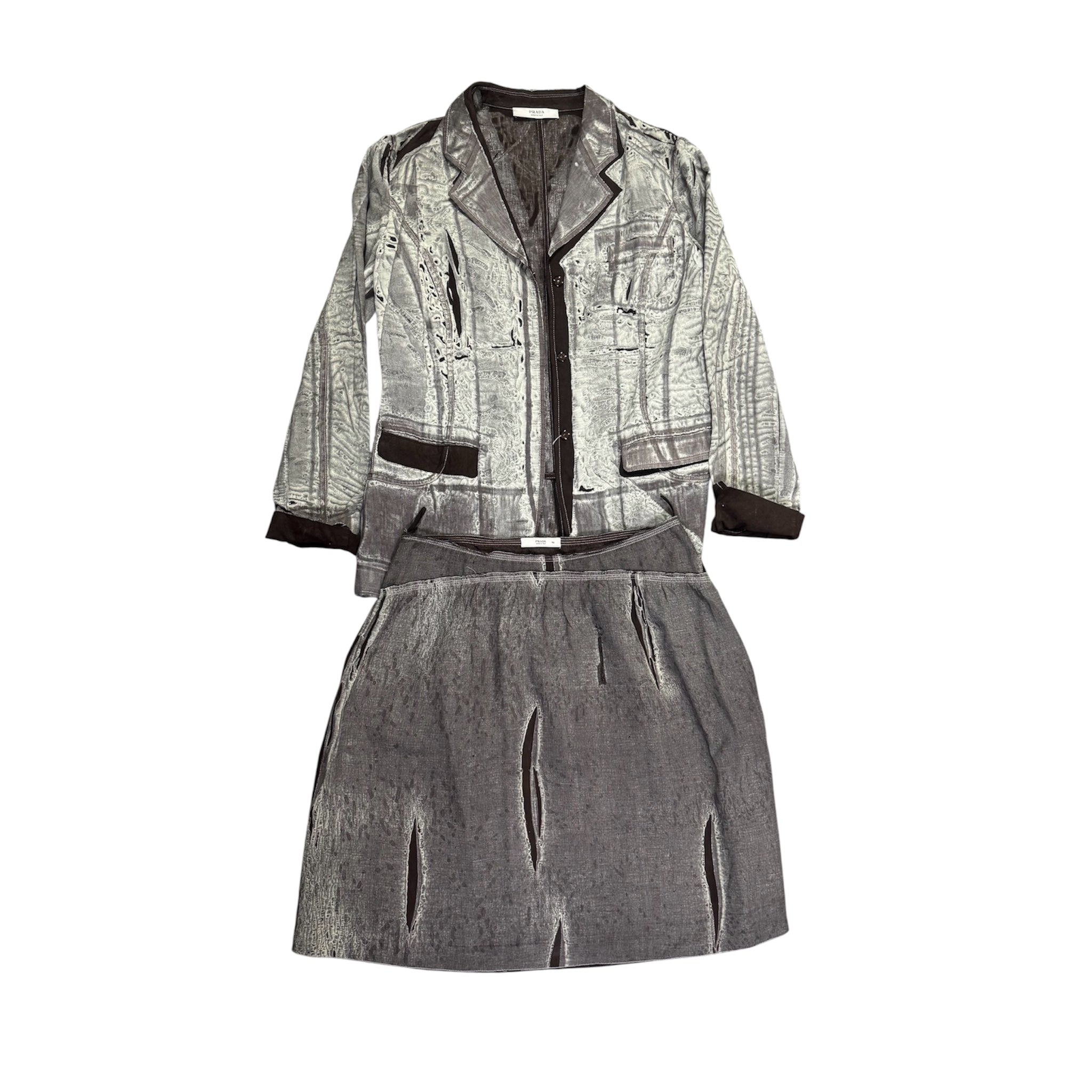 Vintage Prada Skirt Suit