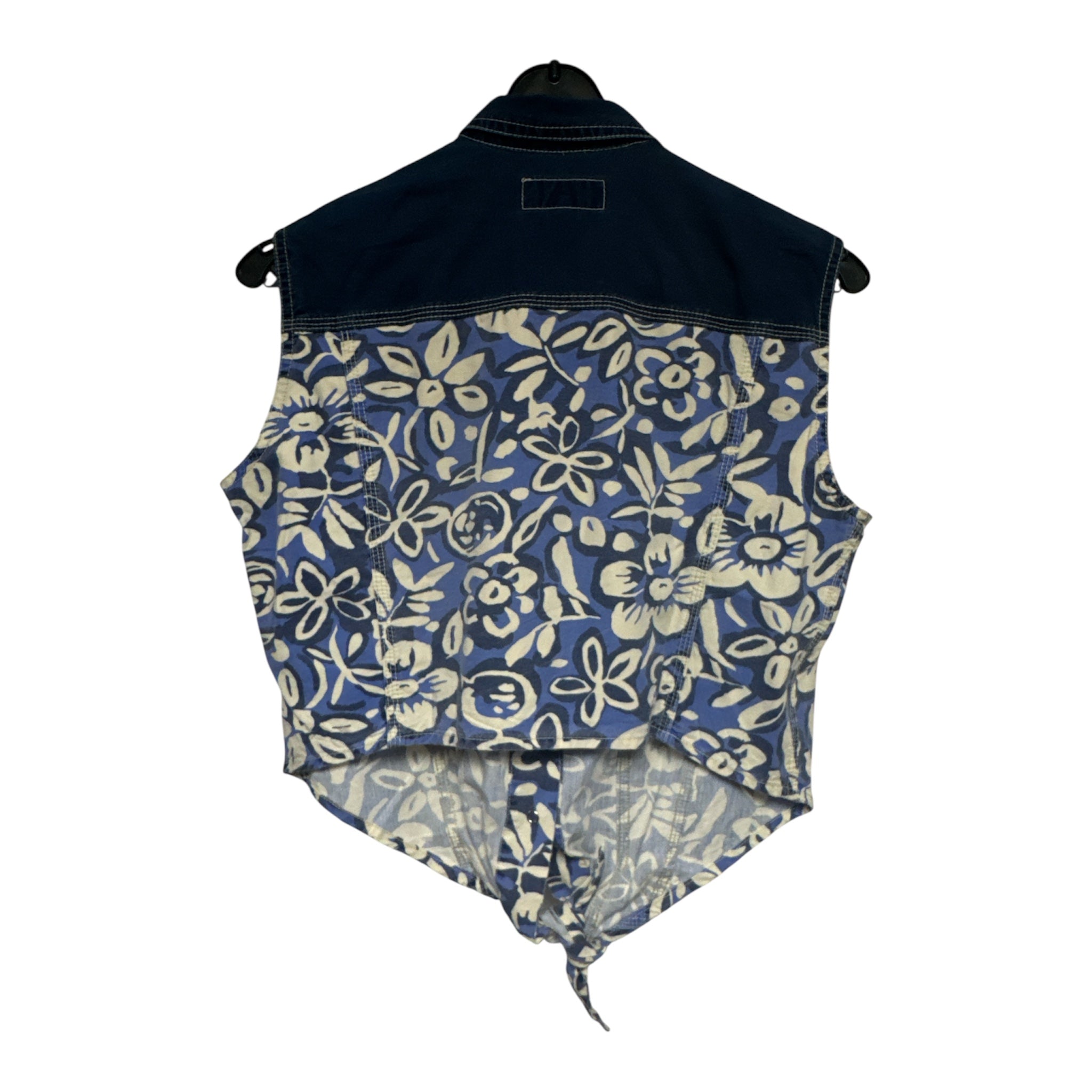 VINTAGE SLEEVELESS BLOUSE-2