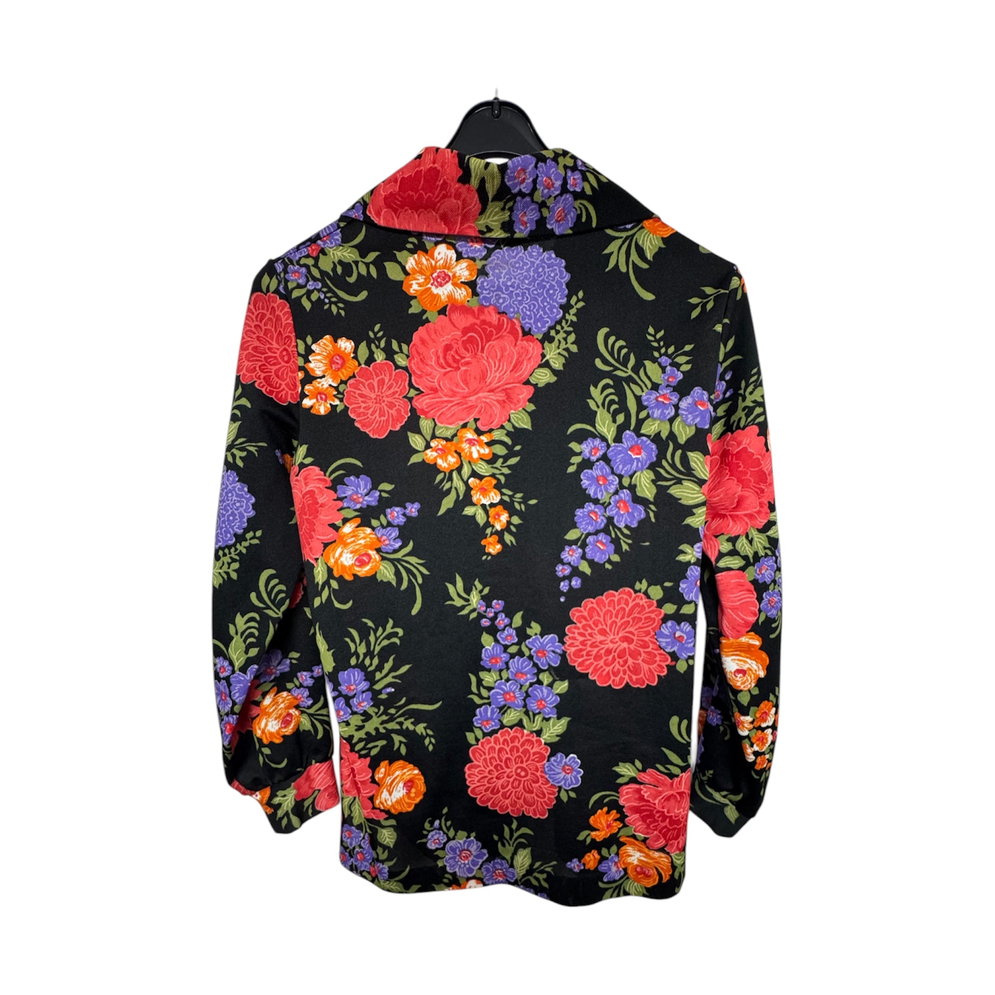 VINTAGE FLORAL 70’S BLOUSE-2