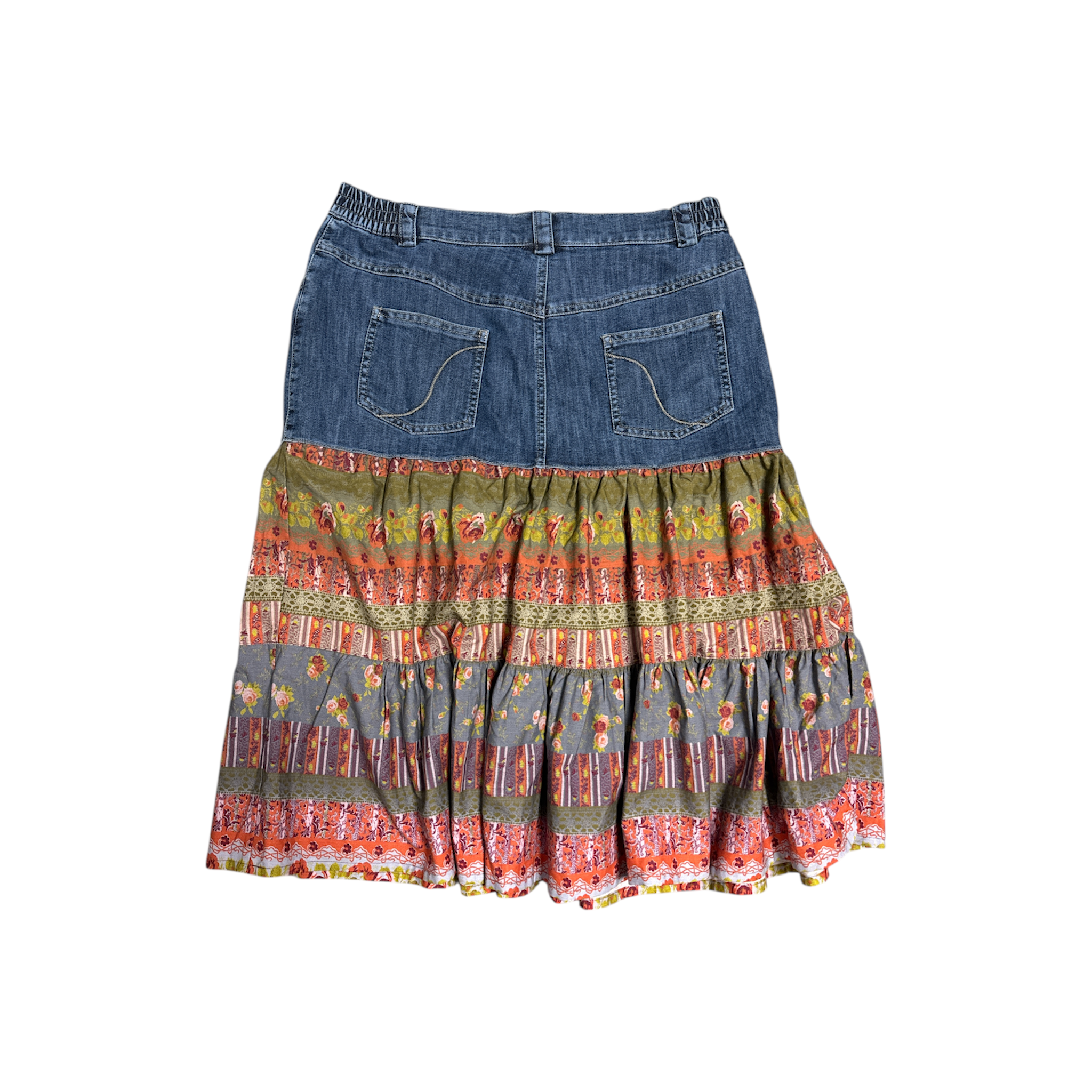VINTAGE DENIM SKIRT-2