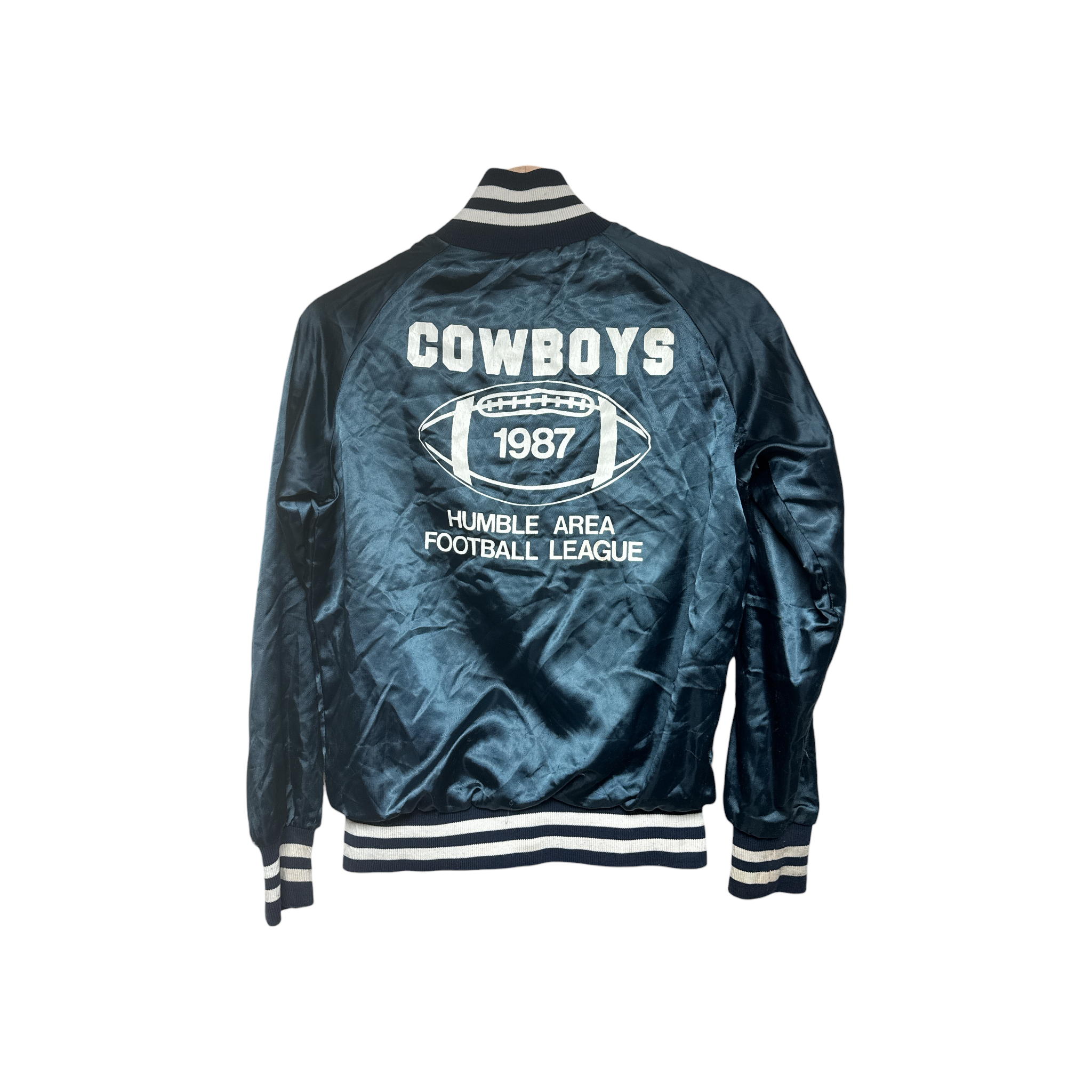 VINTAGE COWBOYS VARSITY JACKET-2