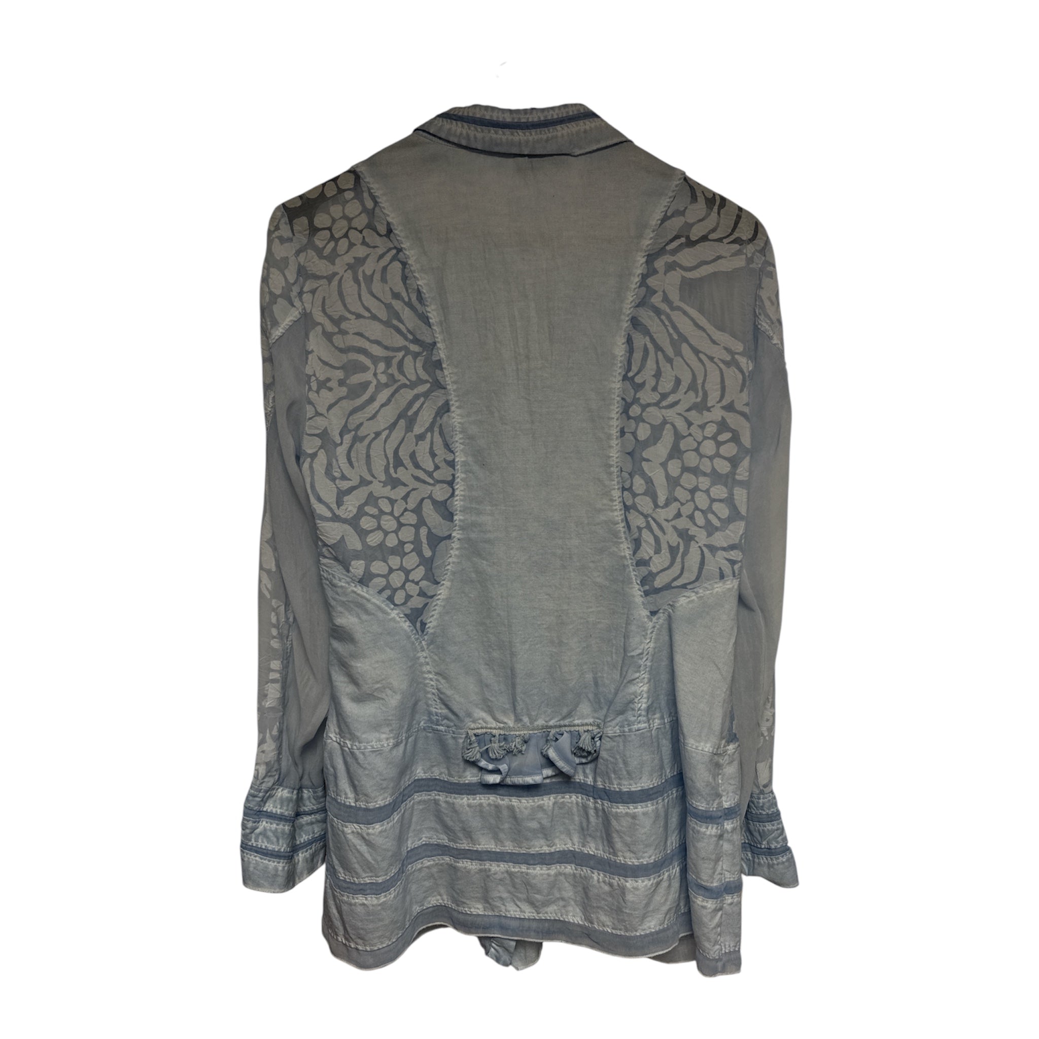 VINTAGE BUTTON DETAILED BLOUSE-2