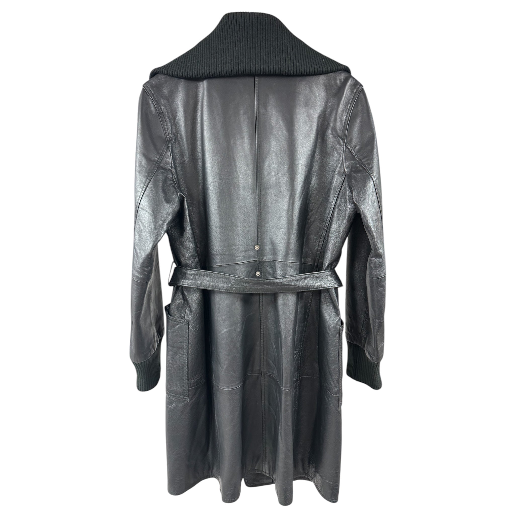 Leather coat-2