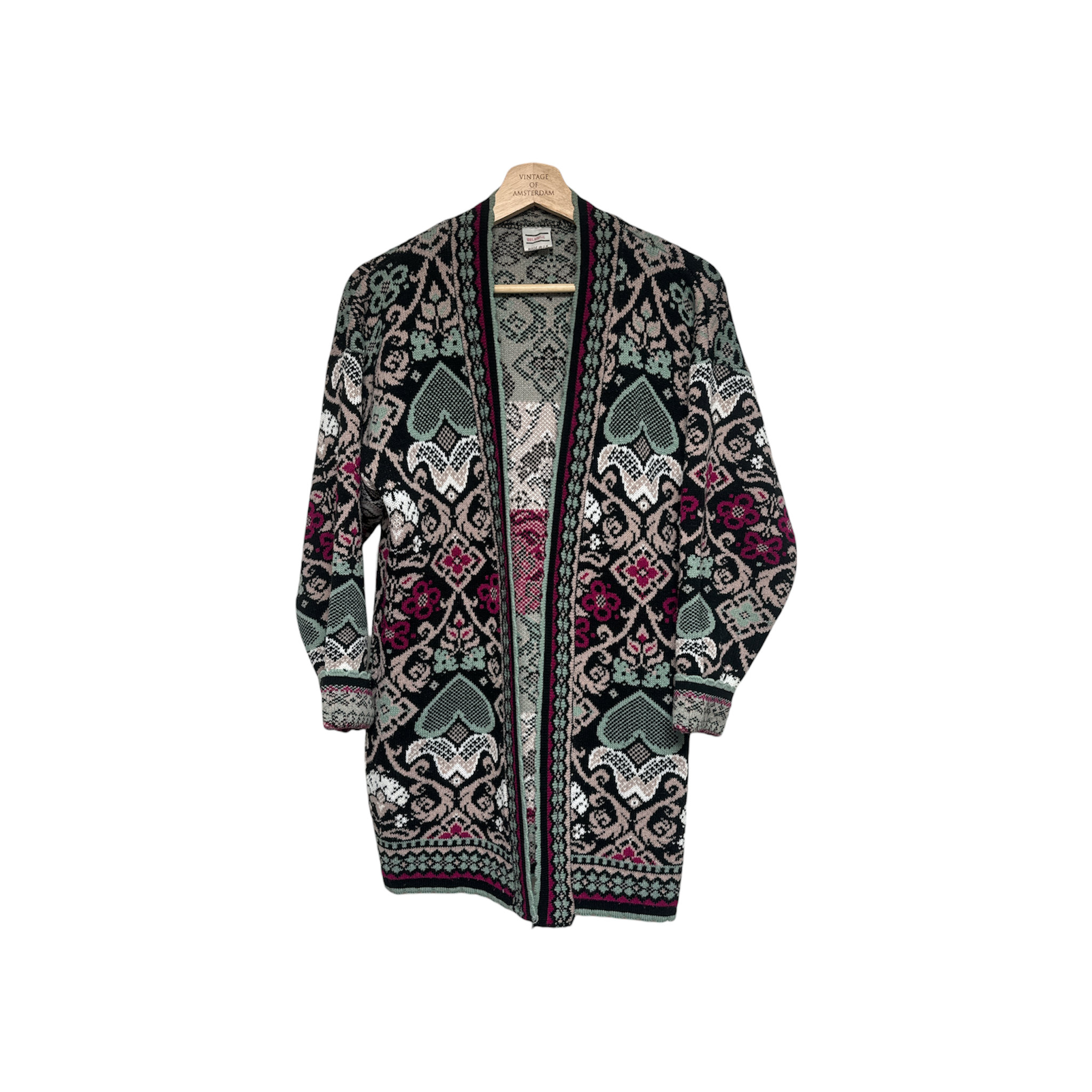 VINTAGE PRINTED CARDIGAN