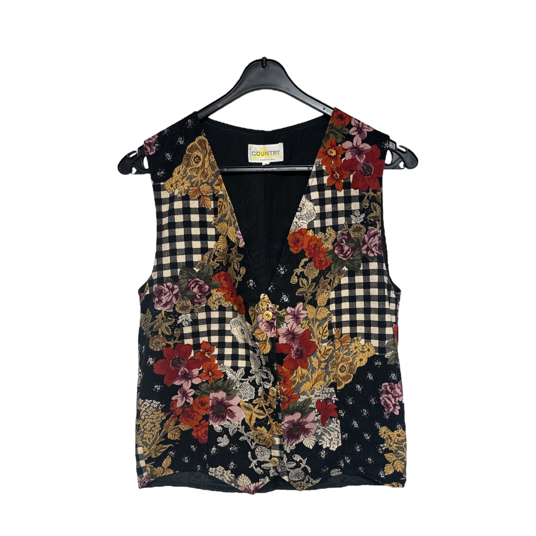 Vintage Floral Vest