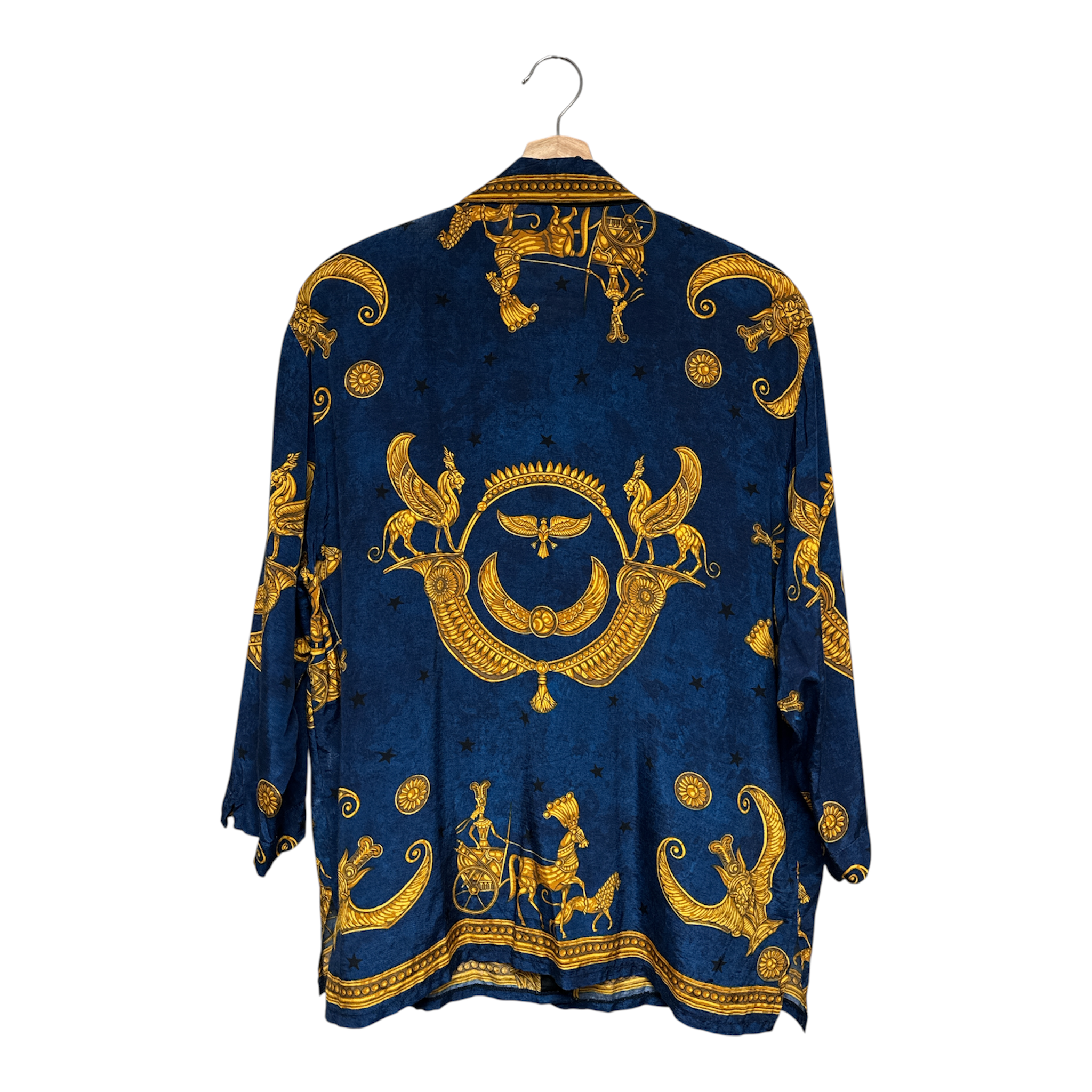 VINTAGE BAROQUE PRINT SHIRT-2