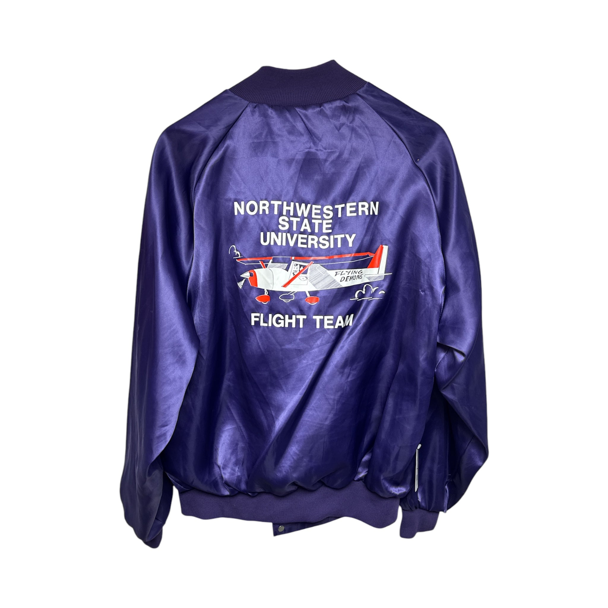 Vintage Flight Team Varsity Jacket-2