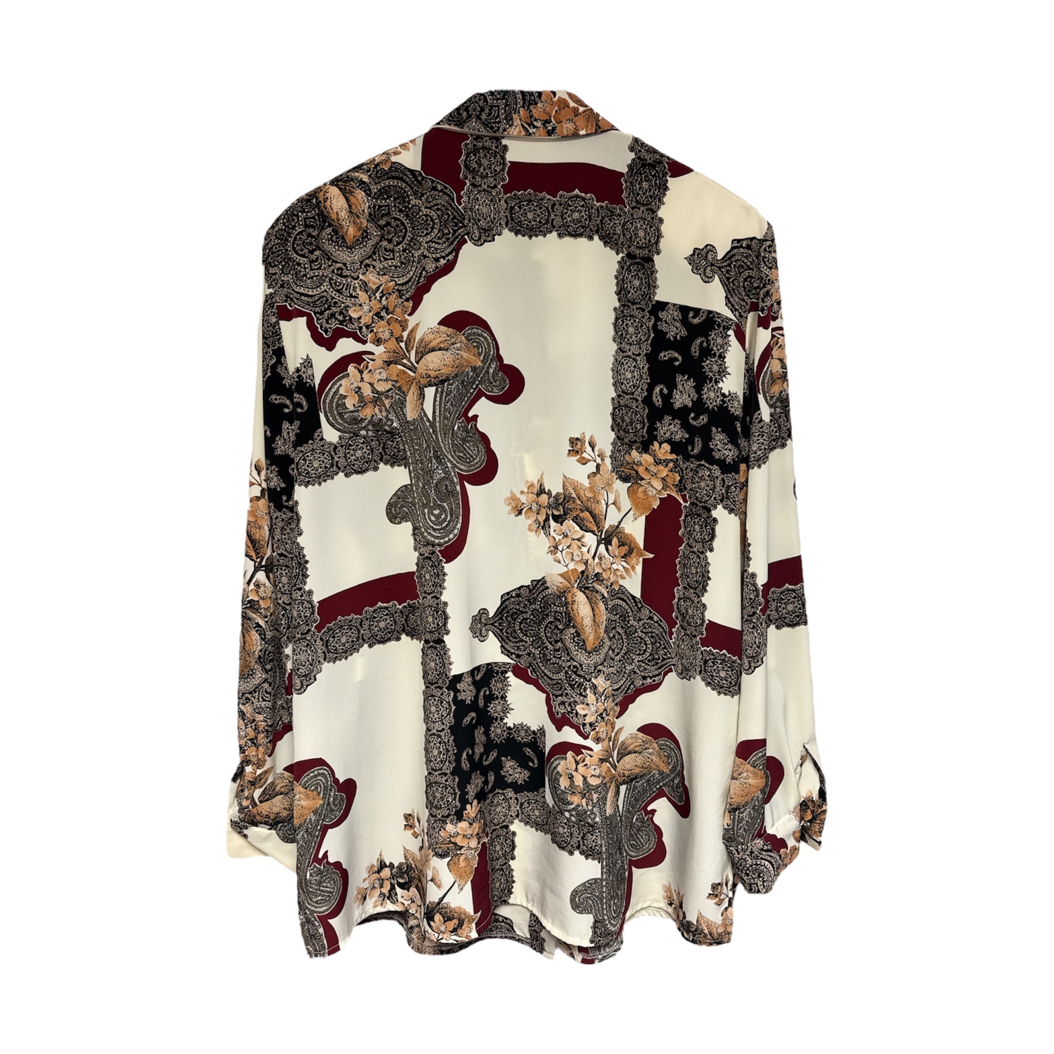 Vintage Patterned Blouse-2