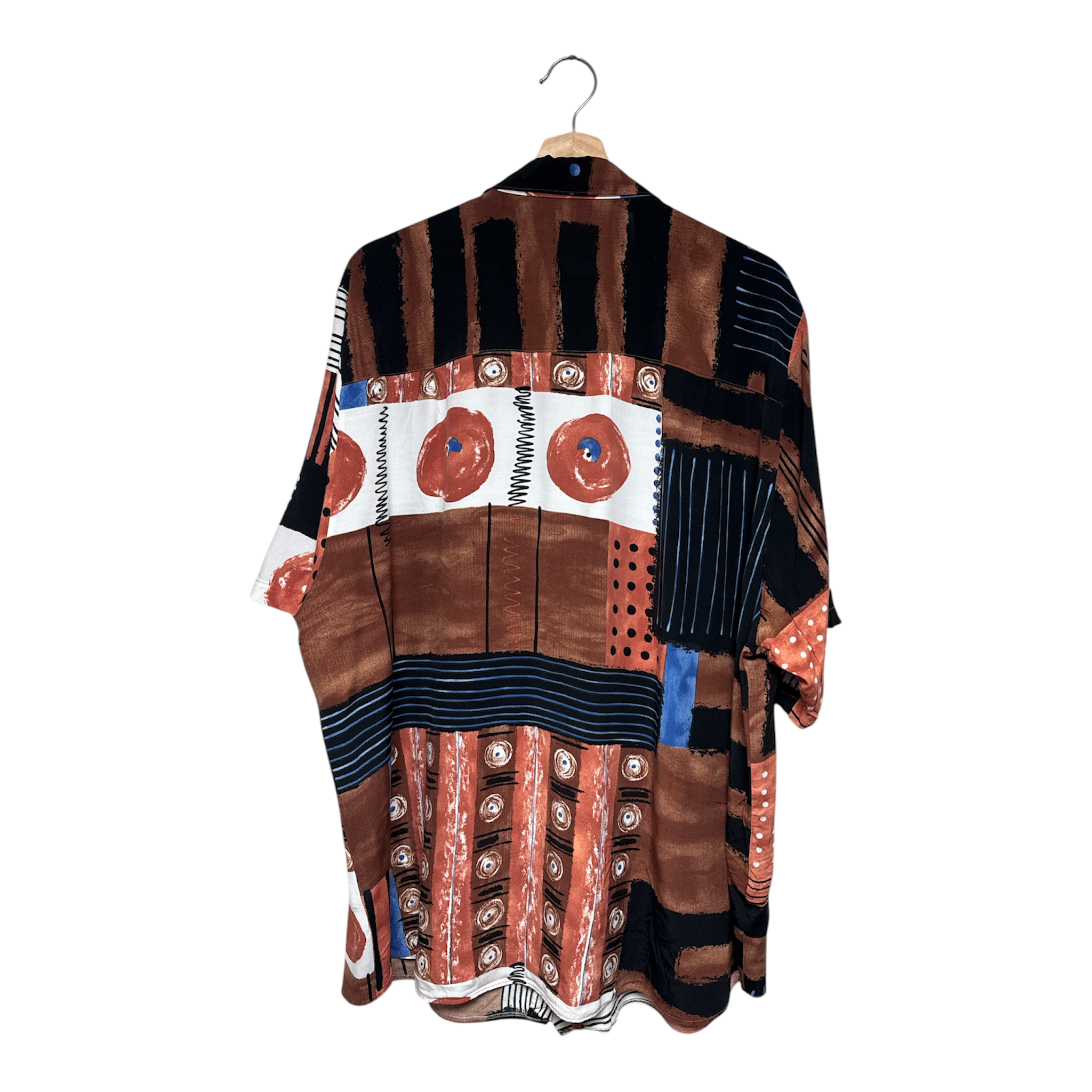VINTAGE ABSTRACT PRINT SHIRT-2