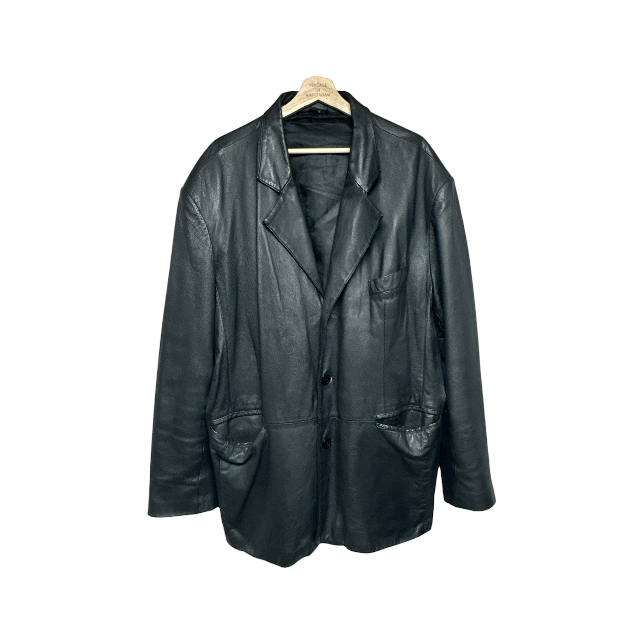 VINTAGE LEATHER COAT-1