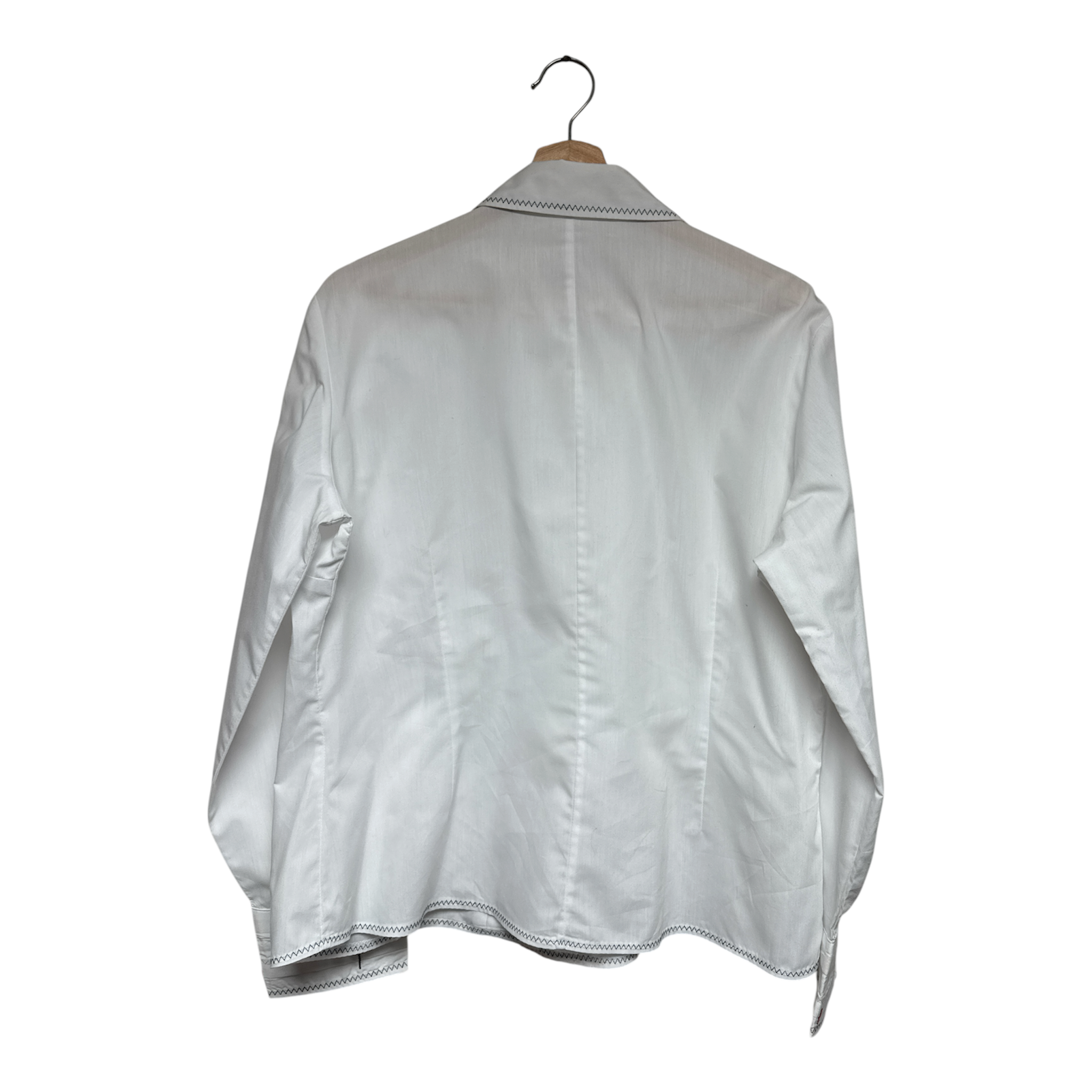 VINTAGE STITCH DETAIL BUTTON-UP SHIRT-2