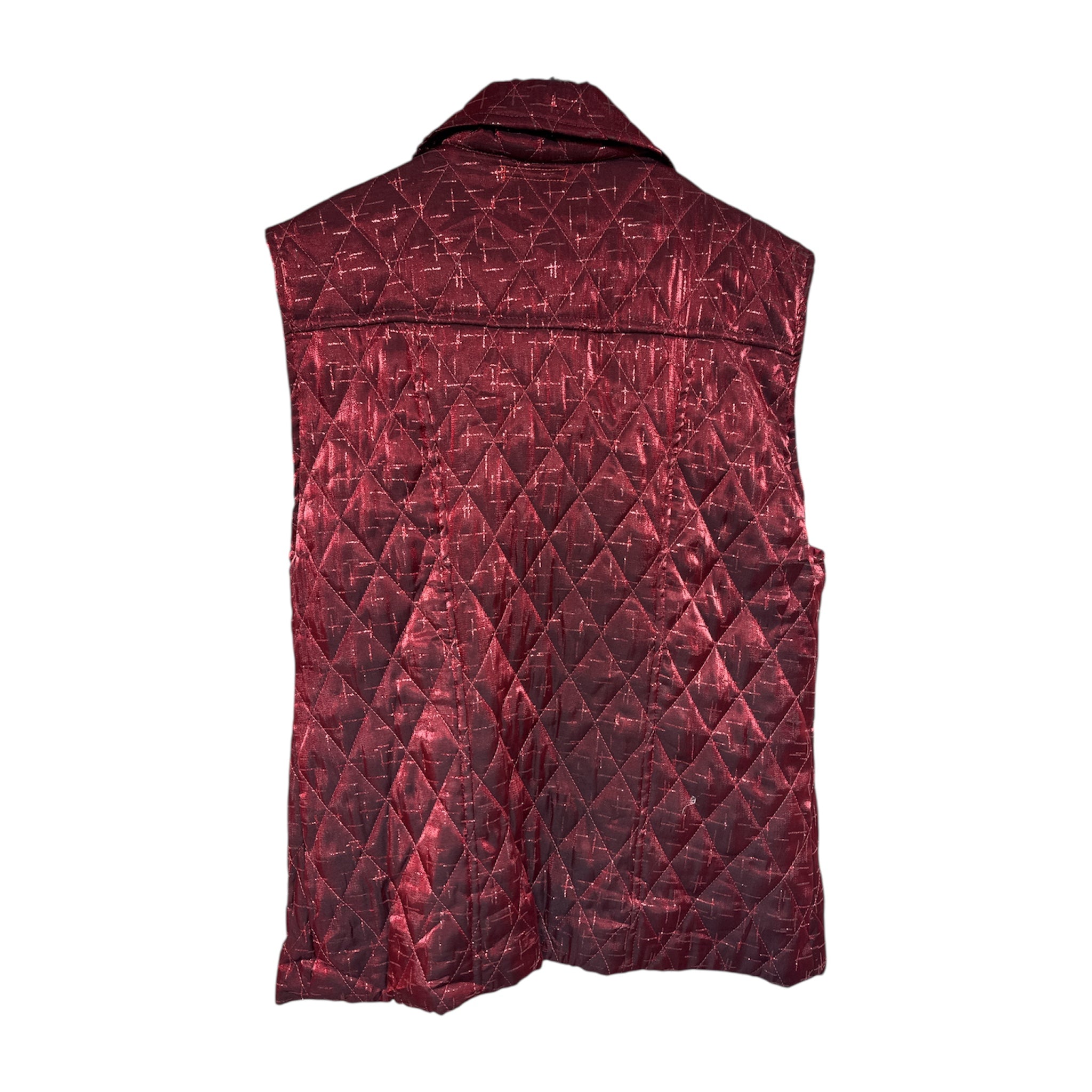 VINTAGE SHINY BODYWARMER-2