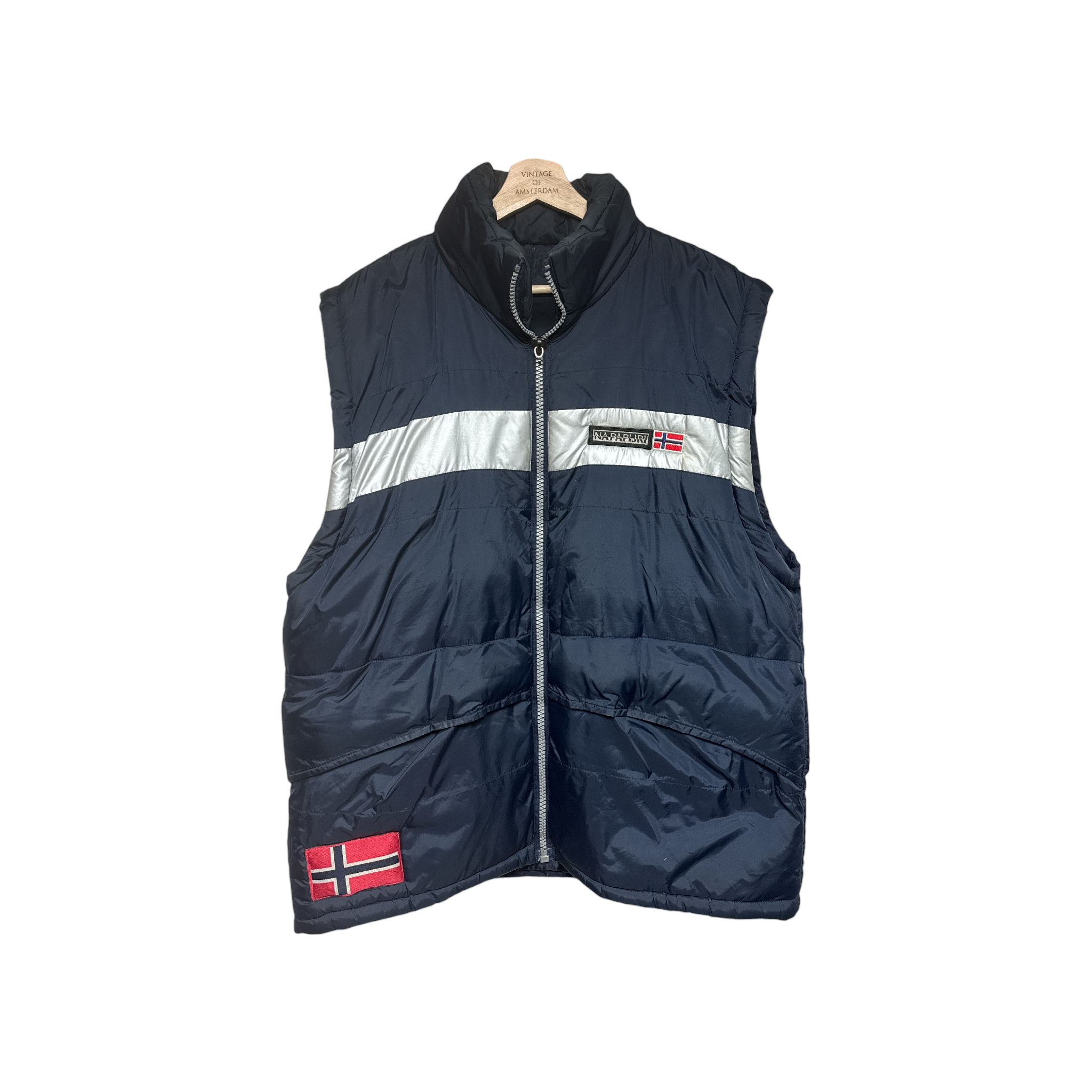 VINTAGE NAPAPIJRI BODYWARMER-1