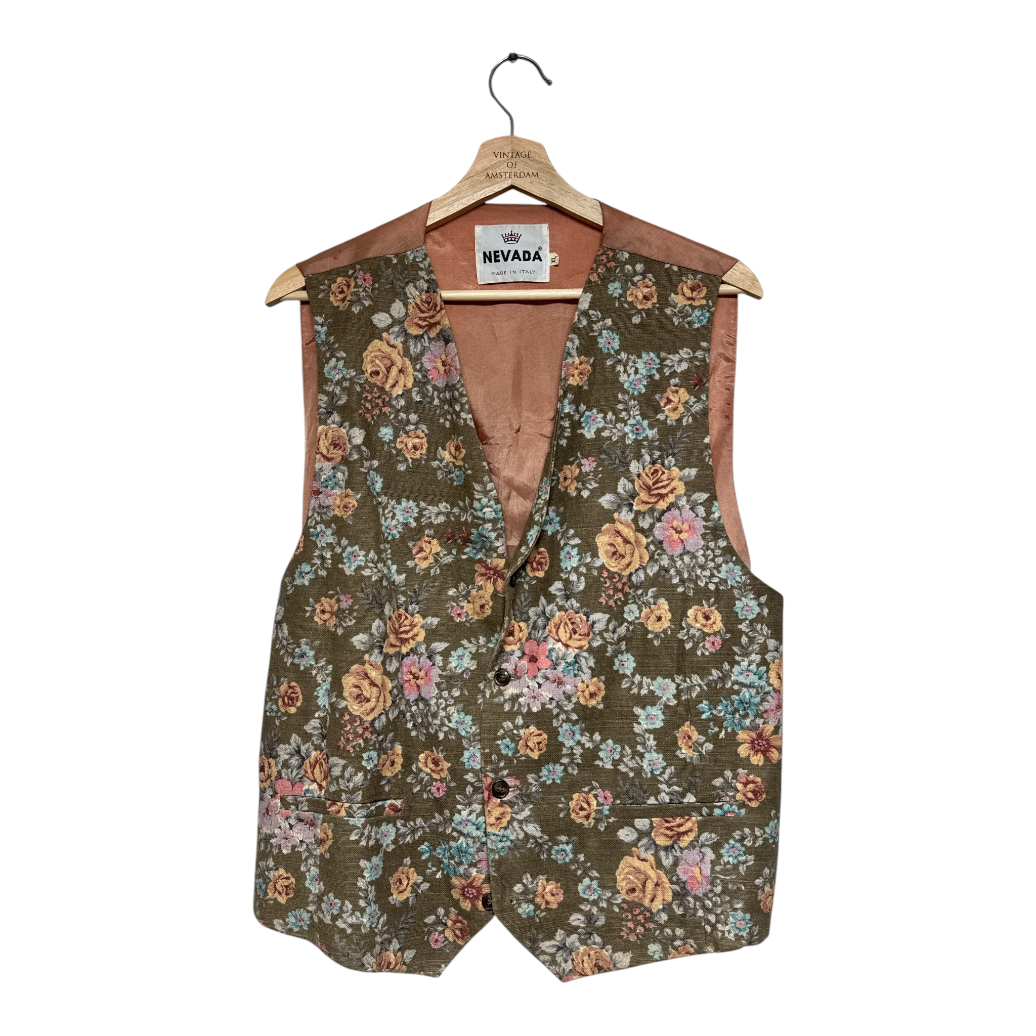 VINTAGE FLORAL VEST