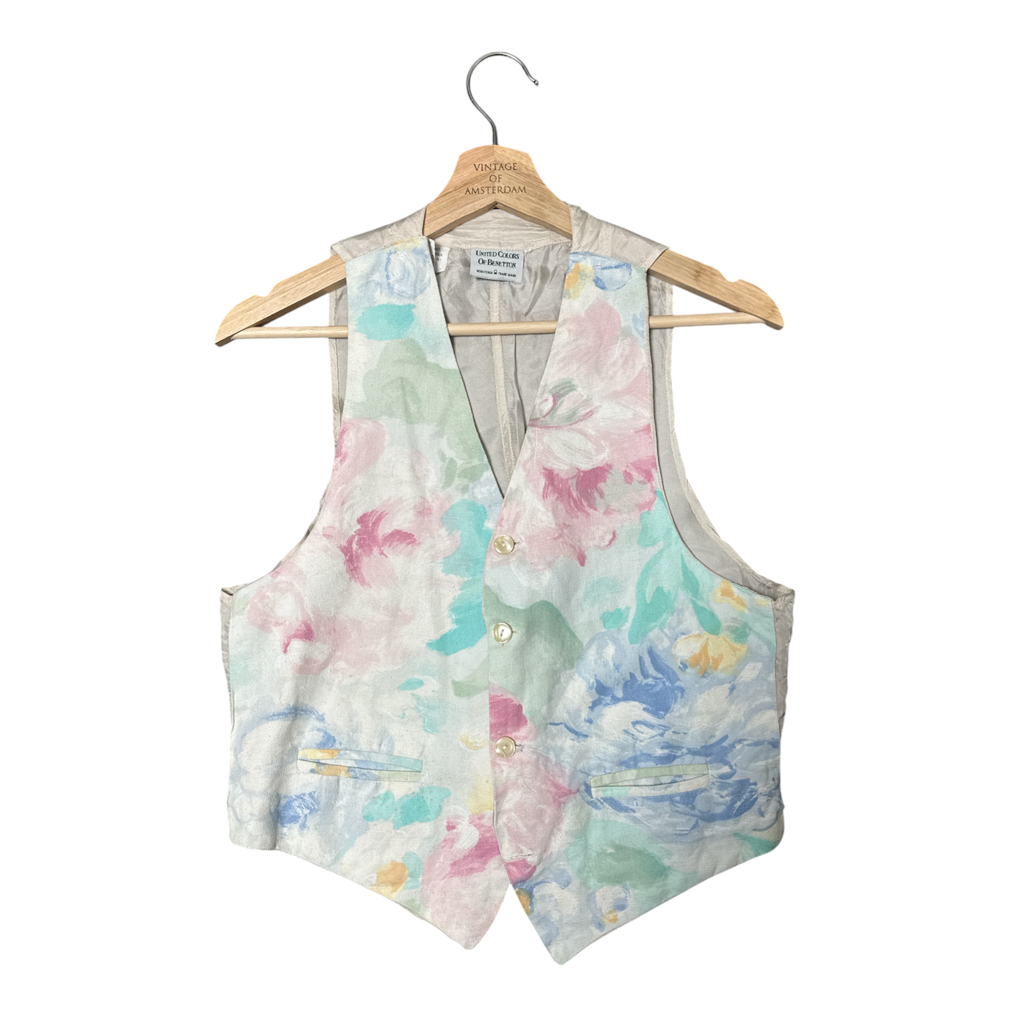 VINTAGE UNITED COLORS OF BENETTON VEST