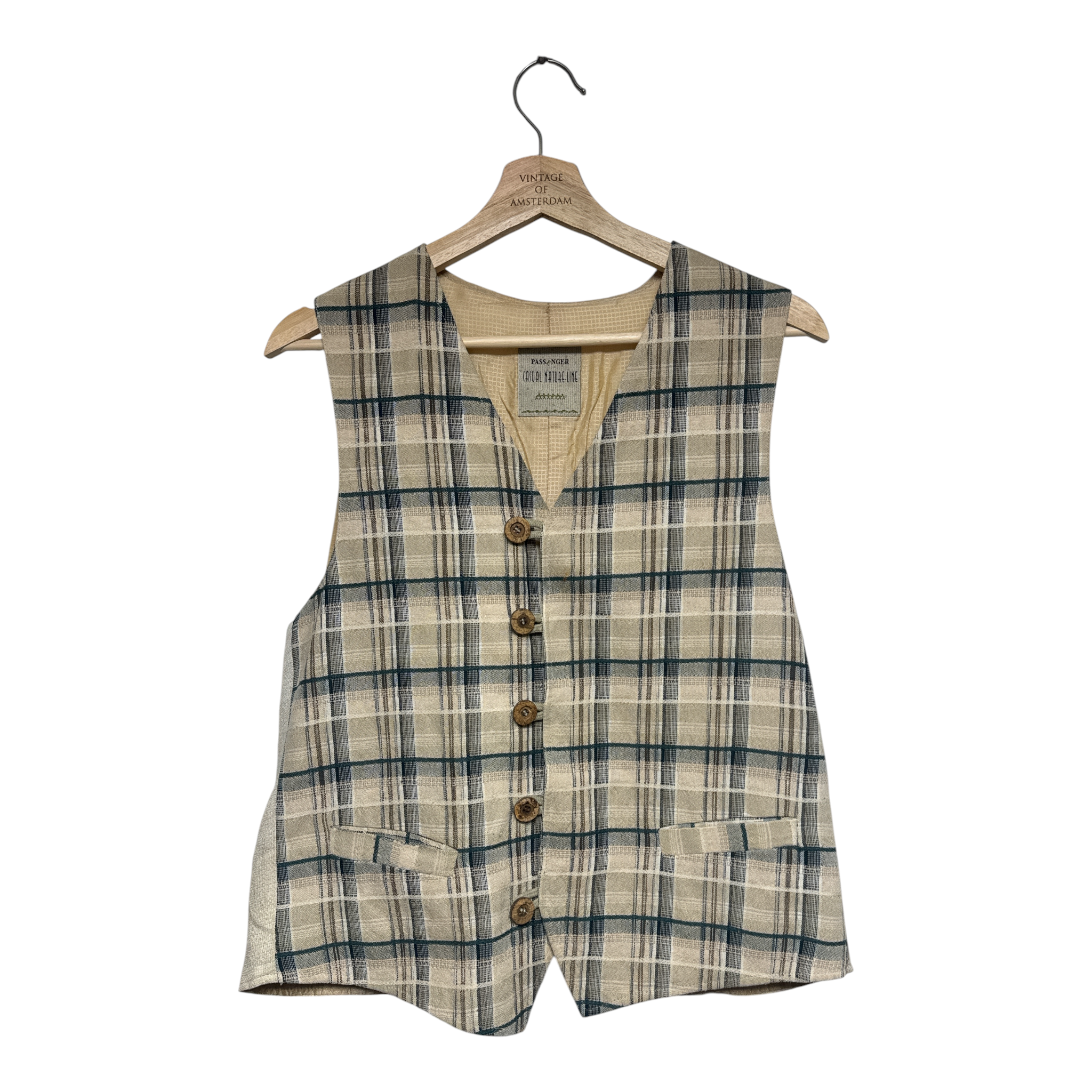 VINTAGE PLAID VEST