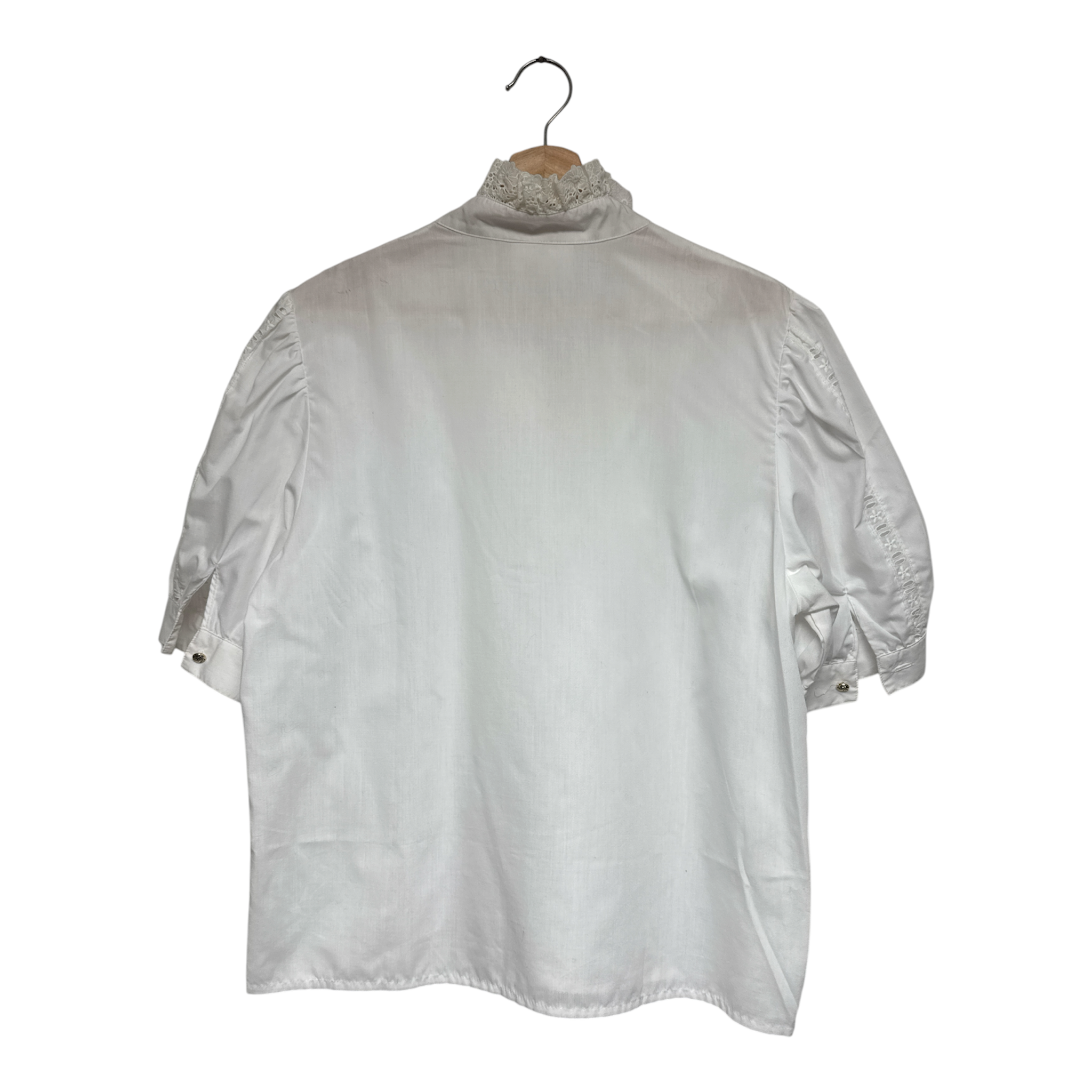 VINTAGE RUFFLED BLOUSE-2