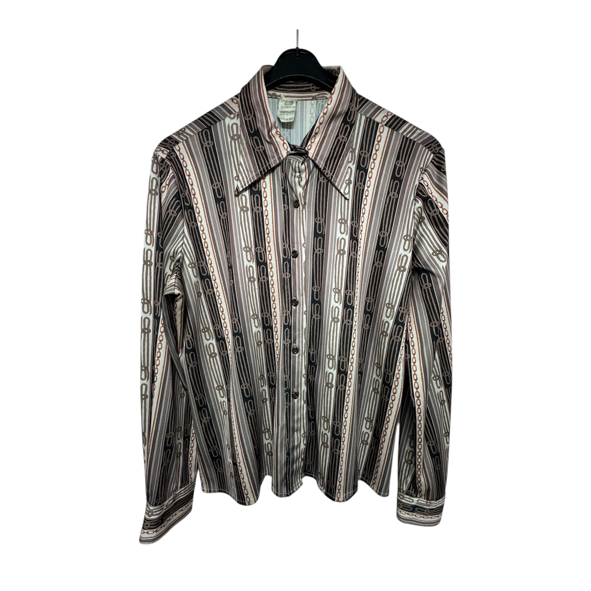 Vintage Printed 80’s Blouse