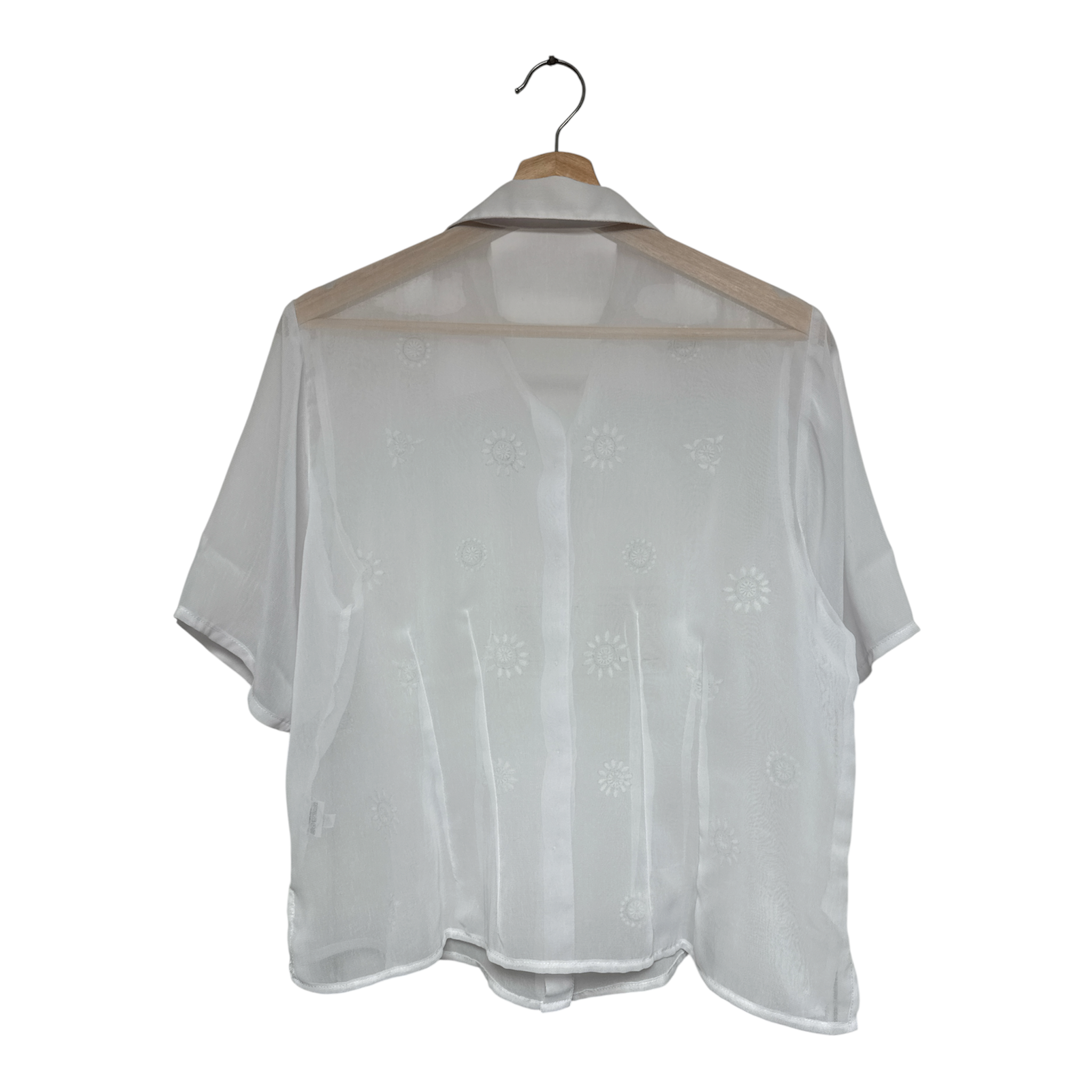 VINTAGE EMBROIDERED SEE THROUGH BLOUSE-2