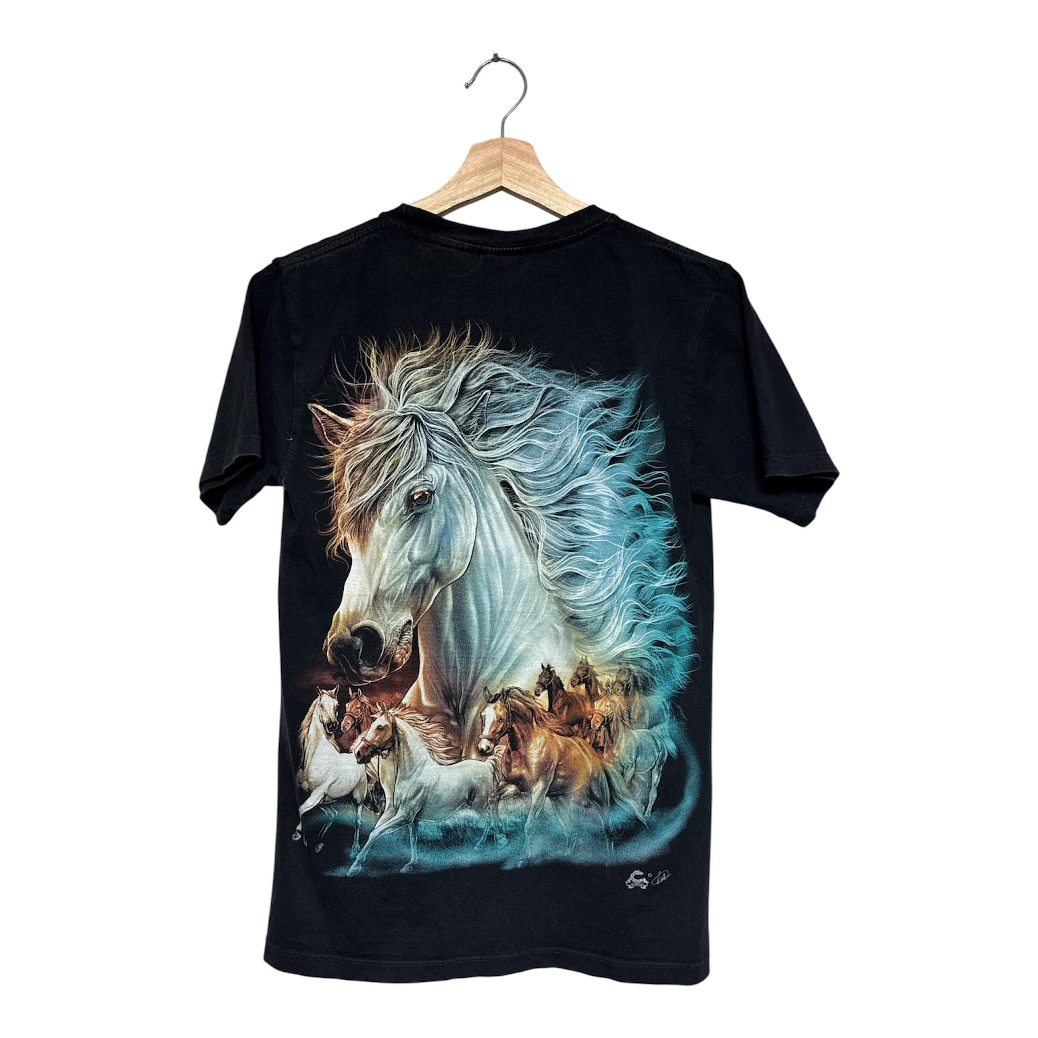 VINTAGE WILD HORSES T-SHIRT-2