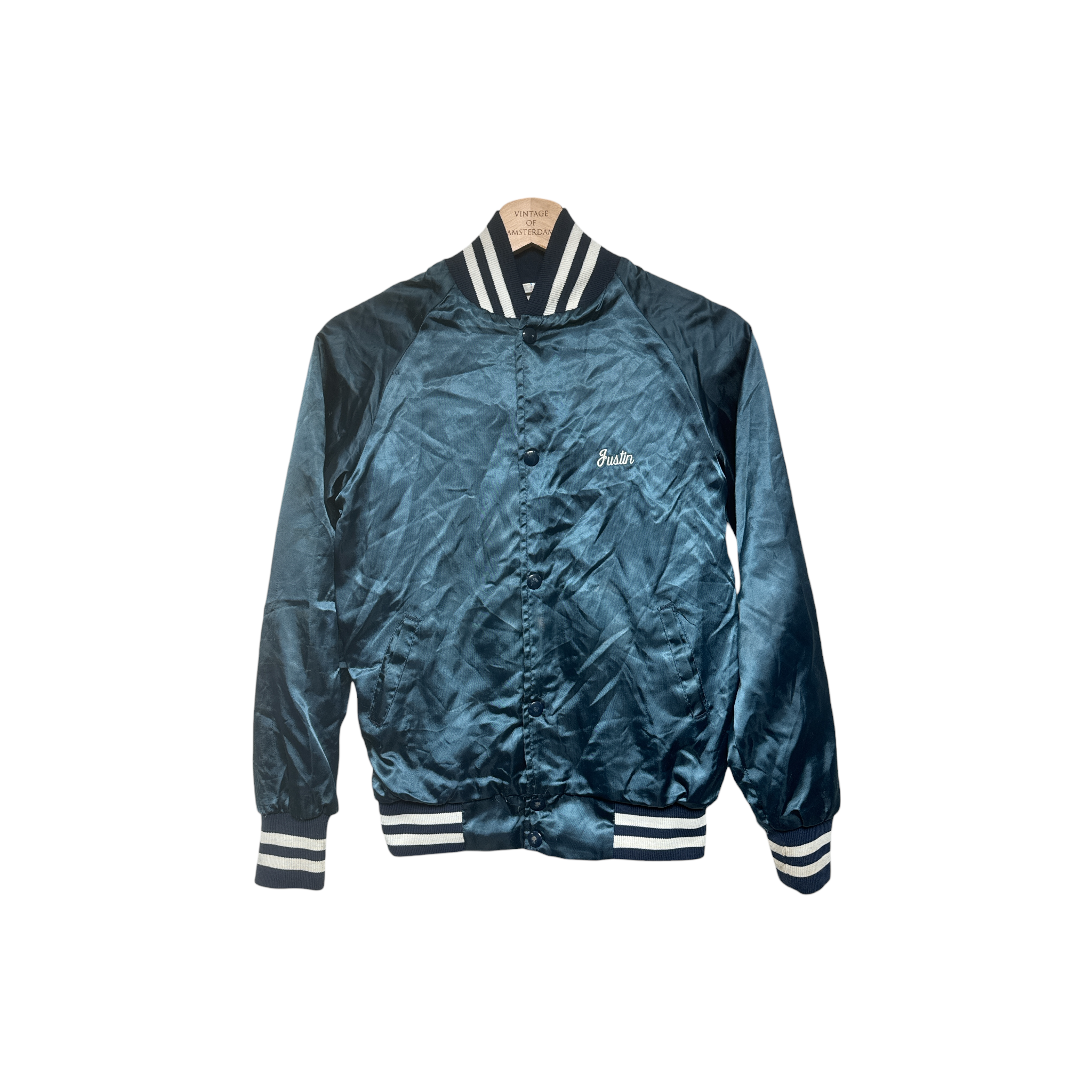 VINTAGE COWBOYS VARSITY JACKET-1