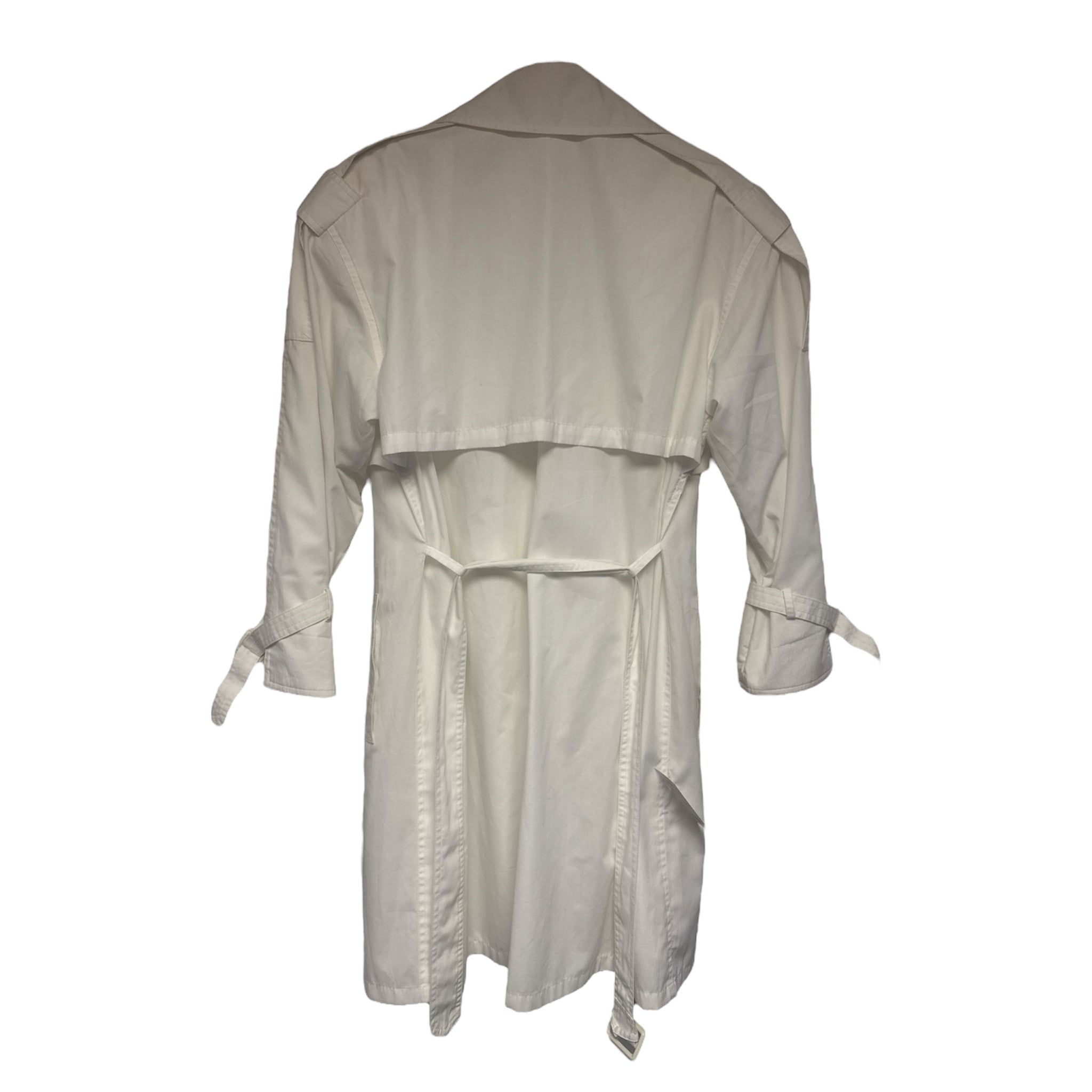 Vintage White Trenchcoat