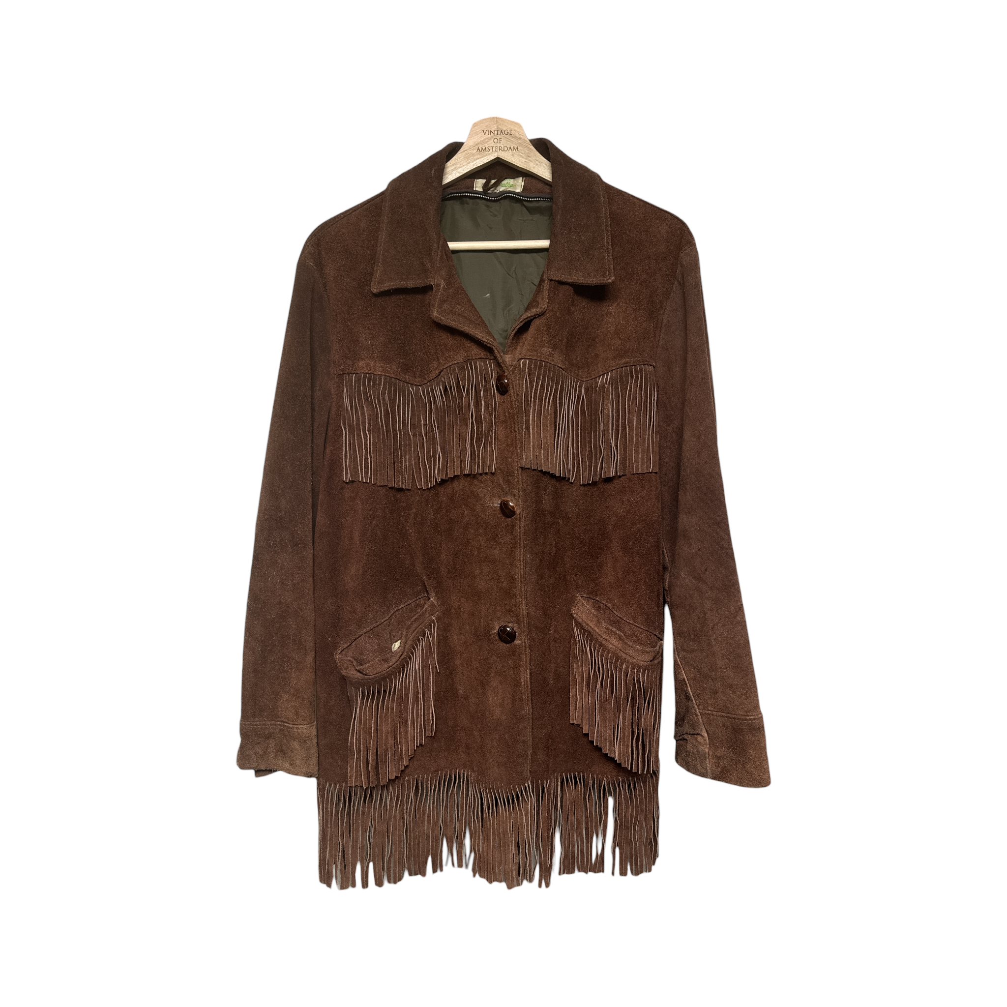 VINTAGE SUEDE FRINGE JACKET