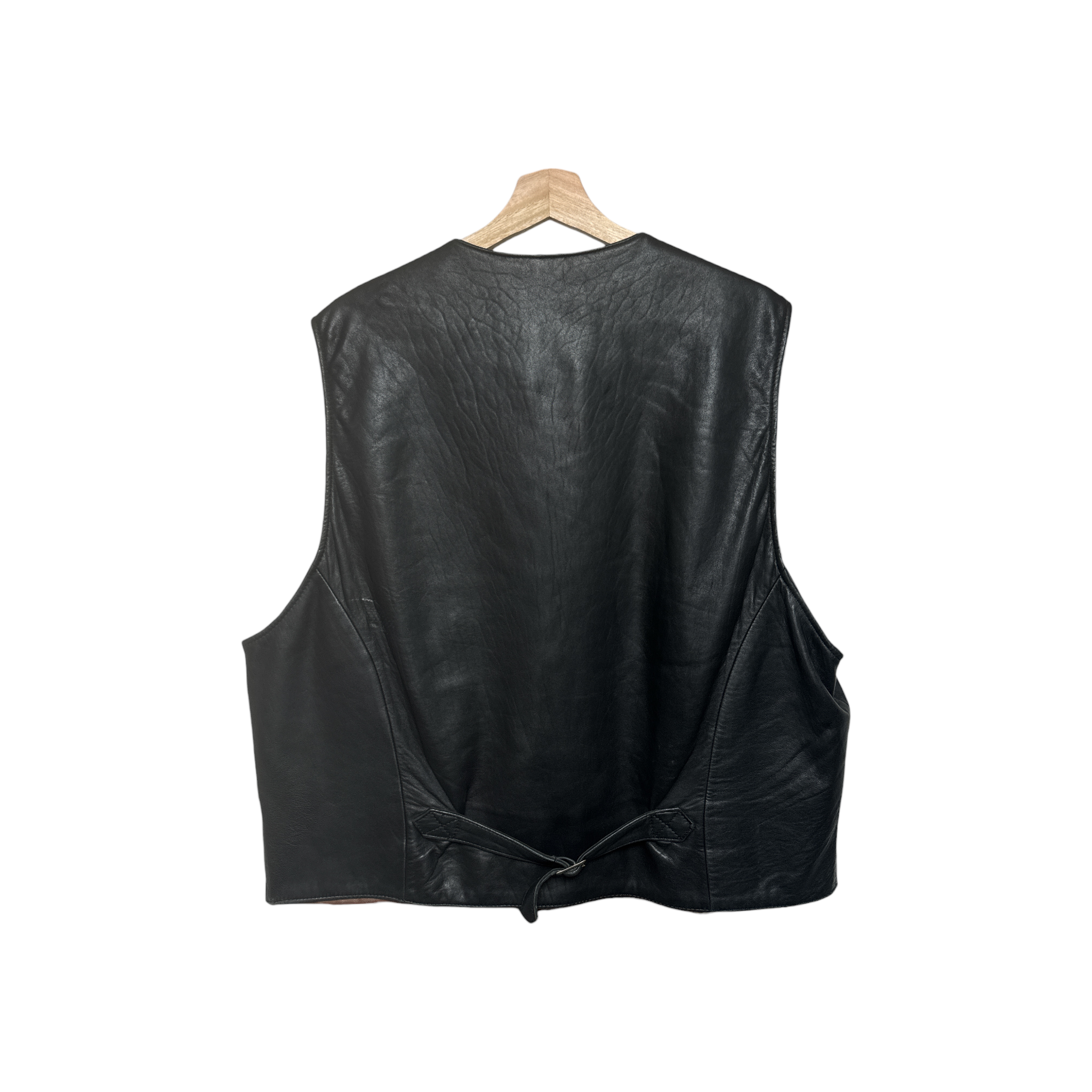 VINTAGE LEATHER VEST-2