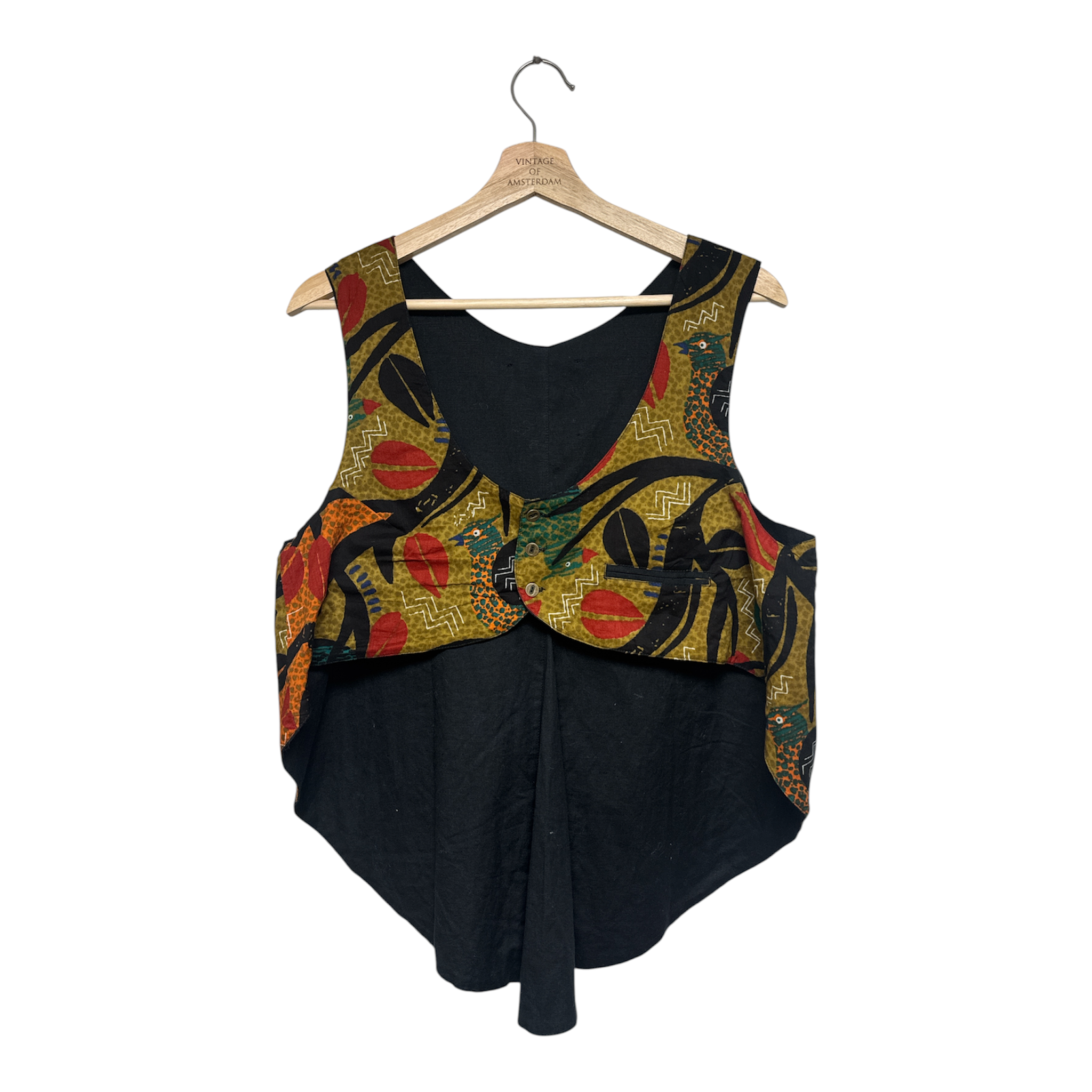 VINTAGE CROPPED VEST-3