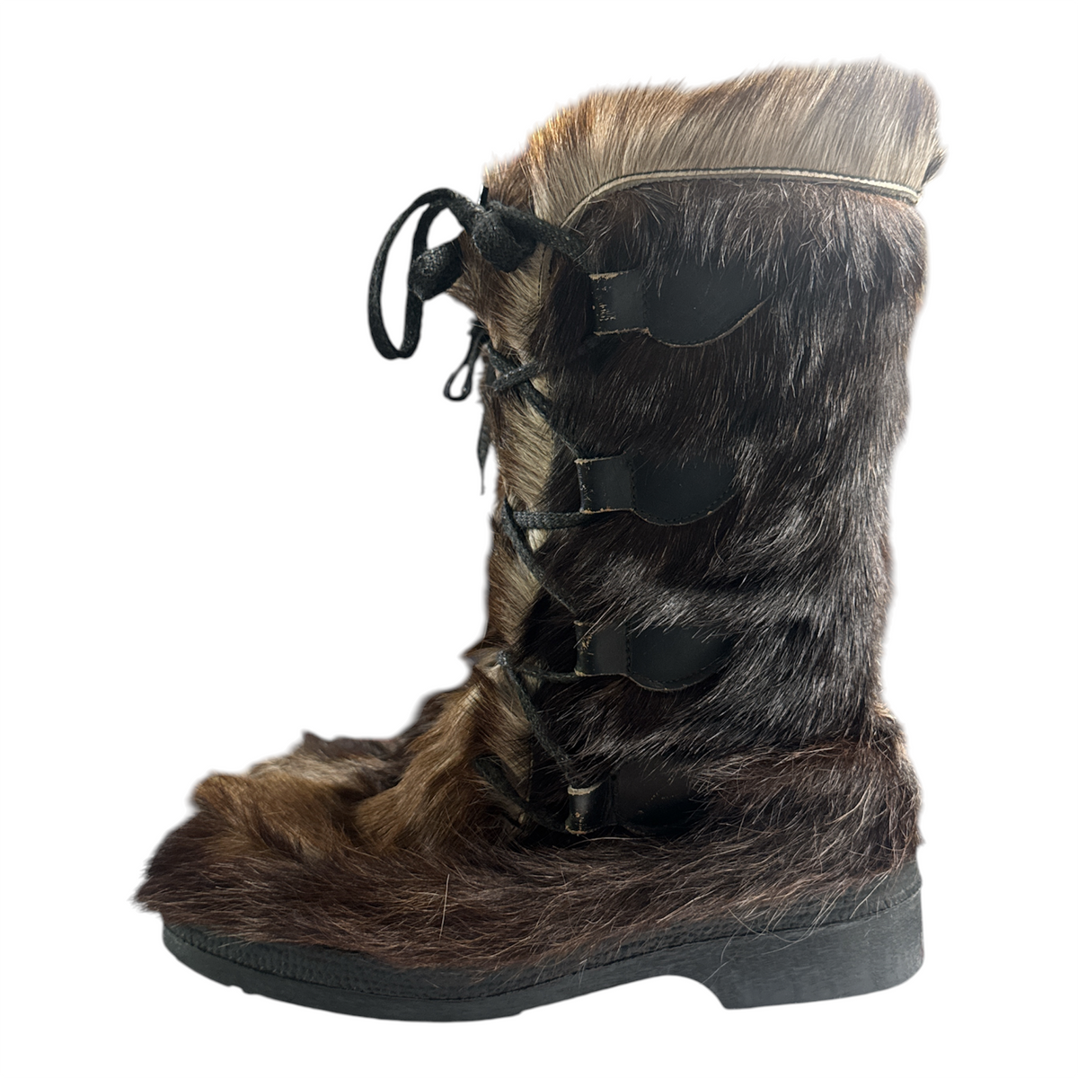 HANDCRAFTED FUR BOOTS RUSTIC & AUTHENTIC