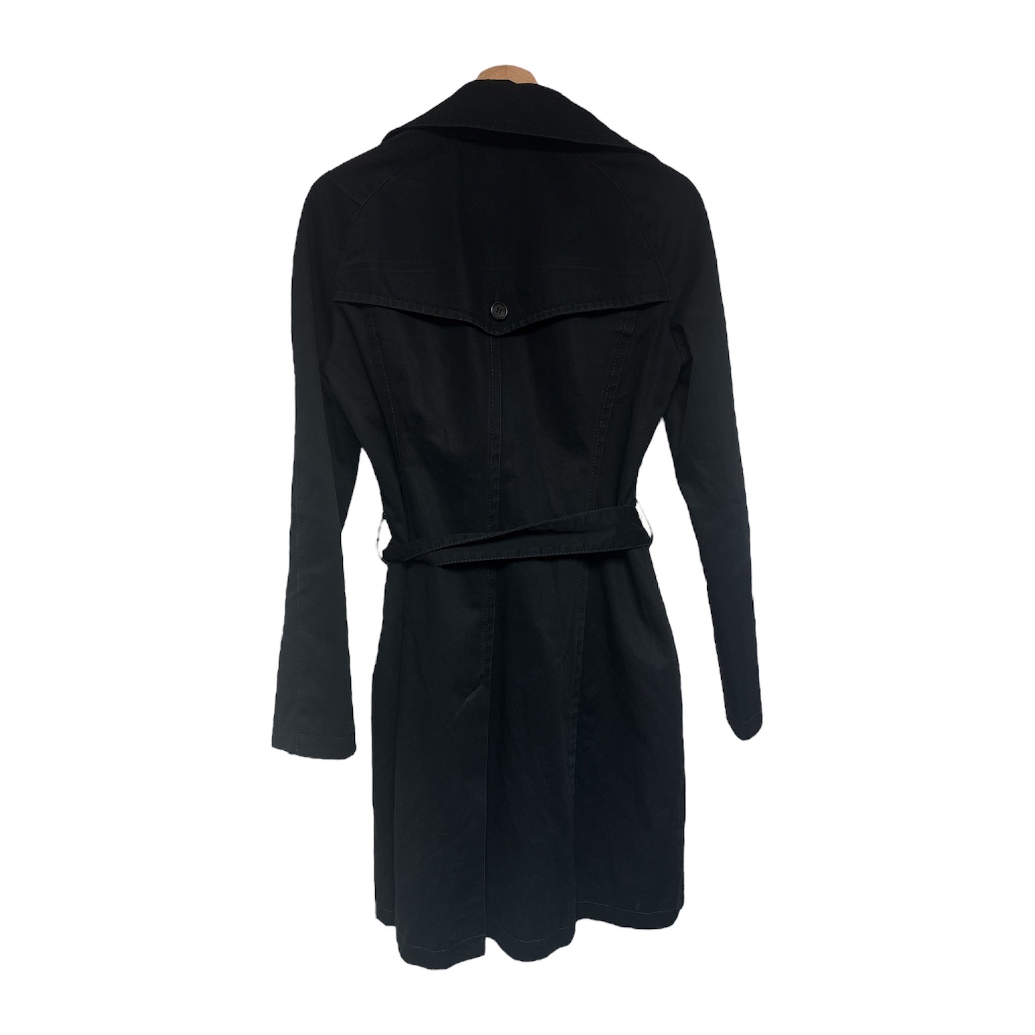 VINTAGE SISLEY NAVY TRENCHCOAT-2