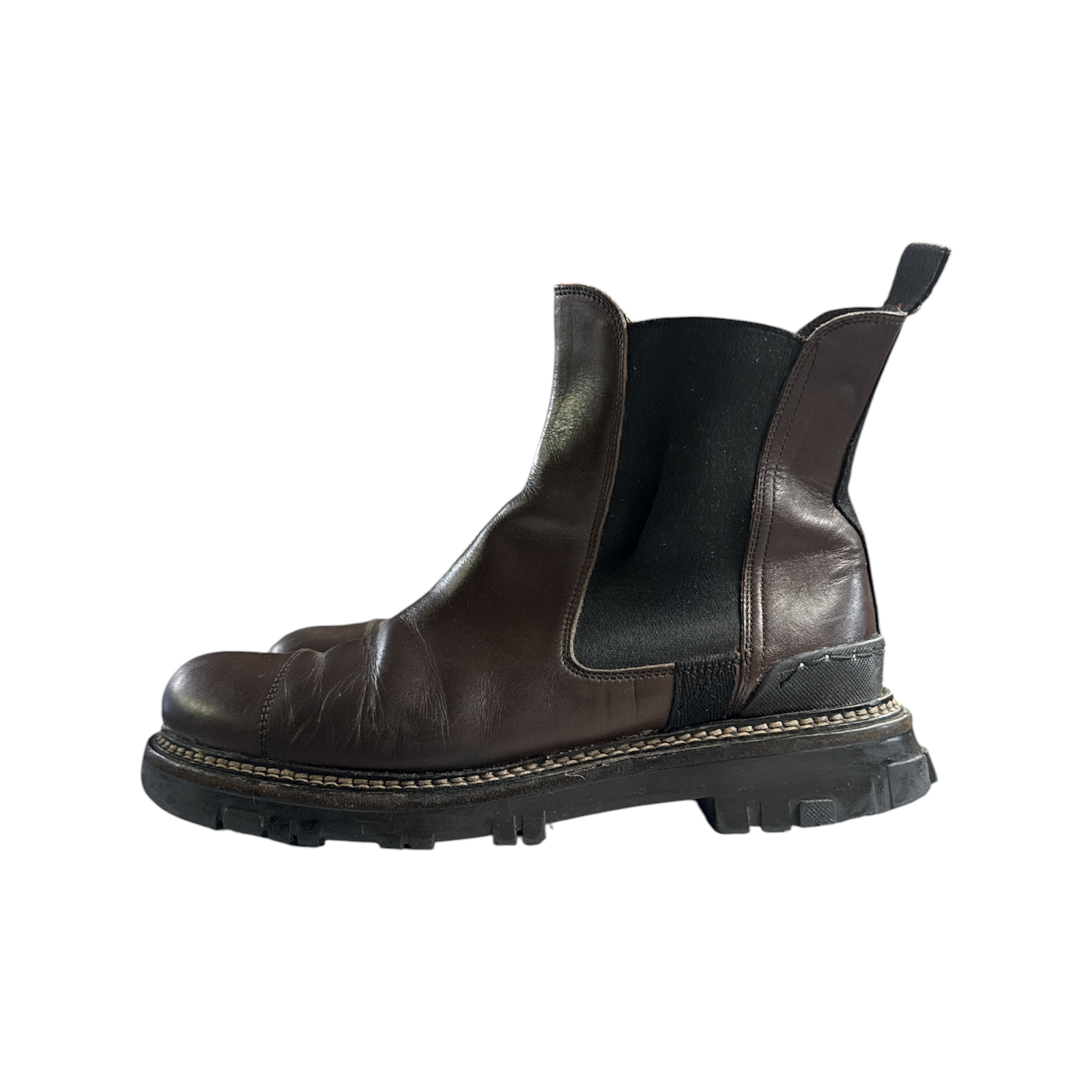 VINTAGE PRADA LEATHER CHELSEA BOOTS