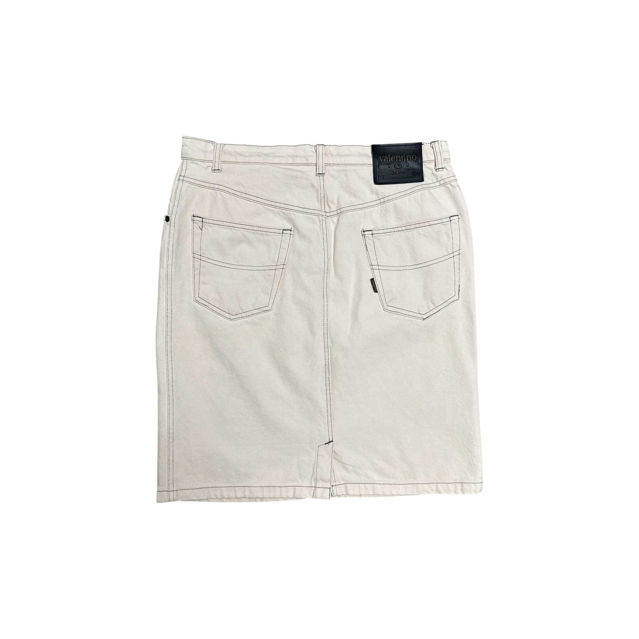 VINTAGE VALENTINO DENIM SKIRT-2