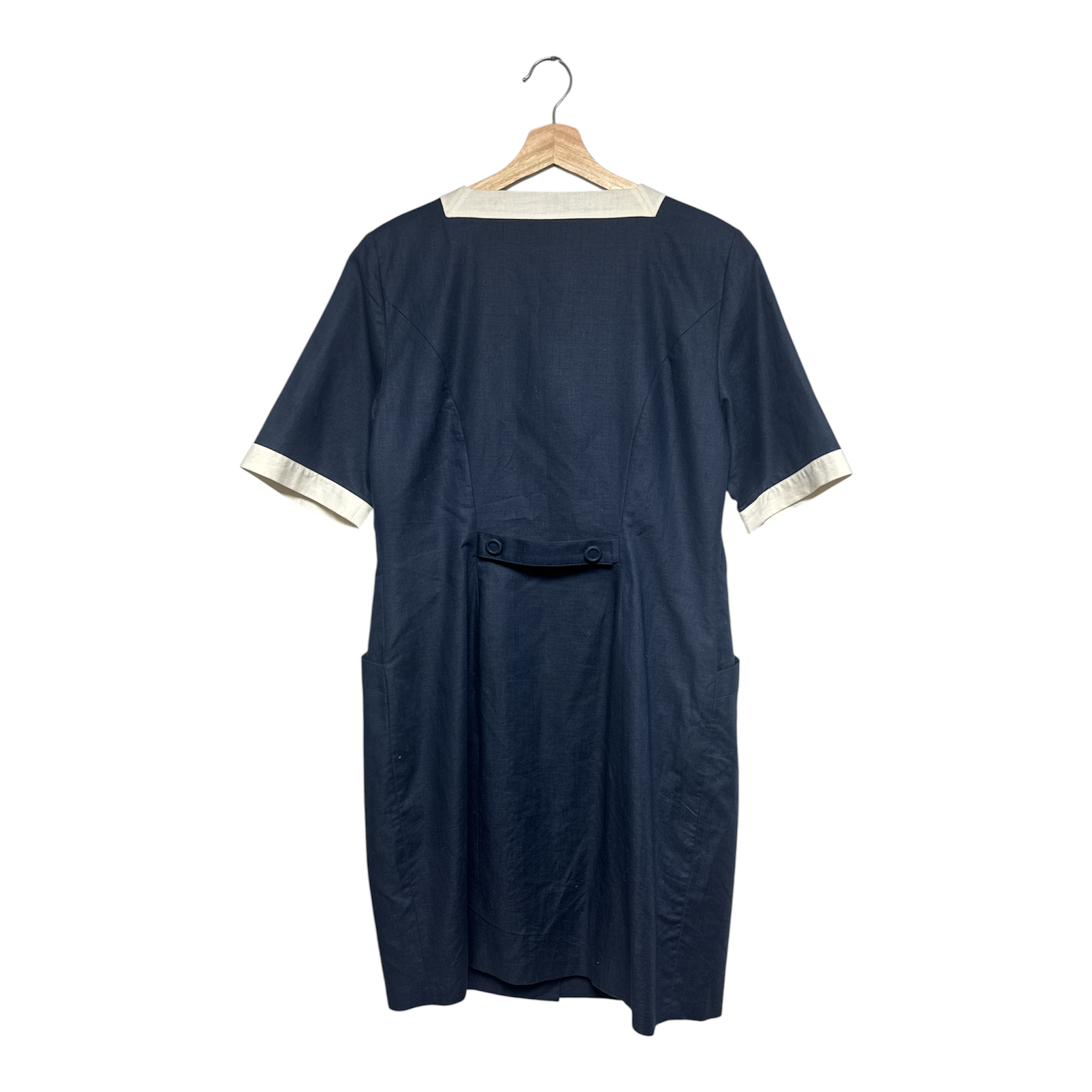 VINTAGE LAURA ASHLEY SHORT SLEEVE DRESS-2