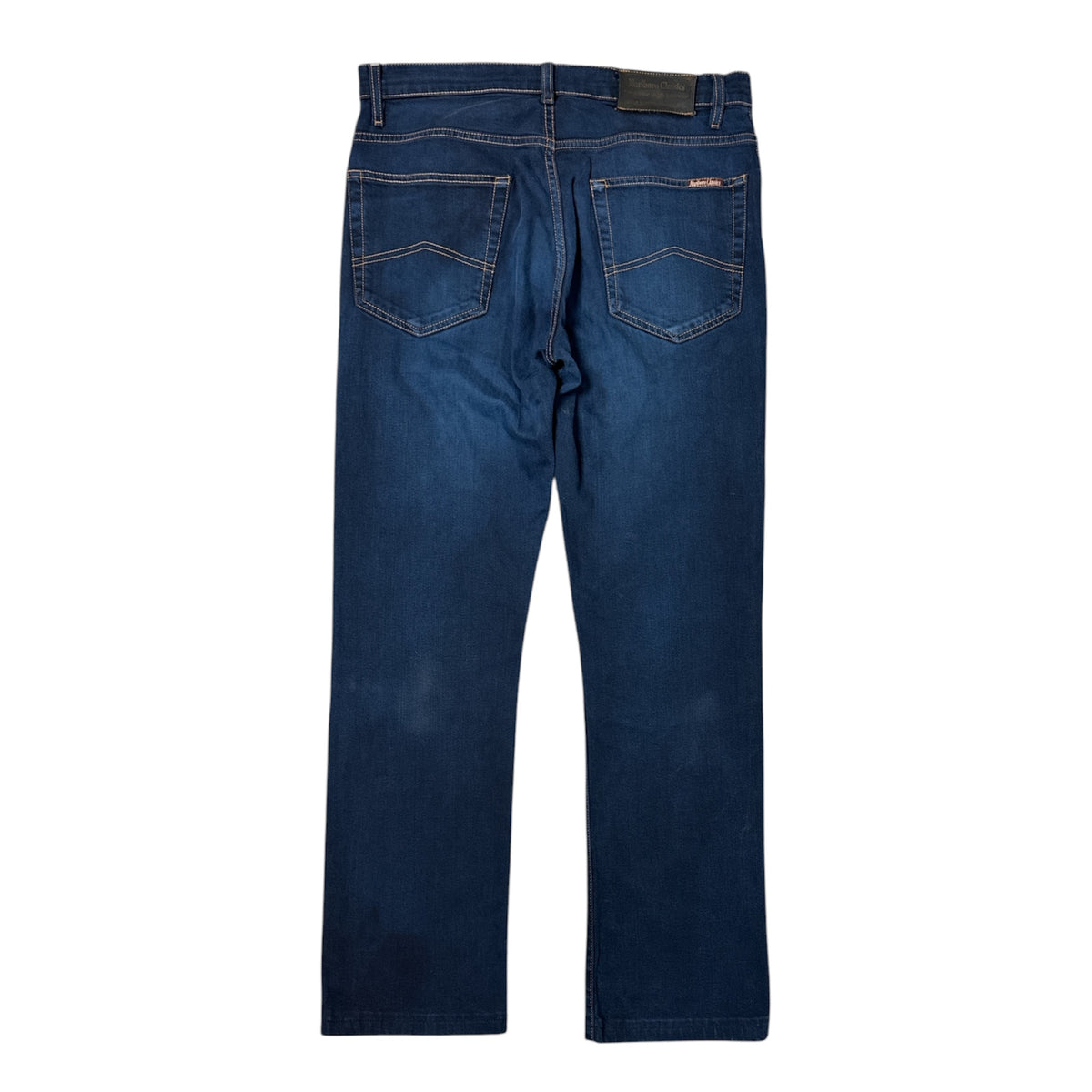 VINTAGE MARLBORO CLASSICS DARK INDIGO BLUE CLASSIC FIT DENIM JEANS-2