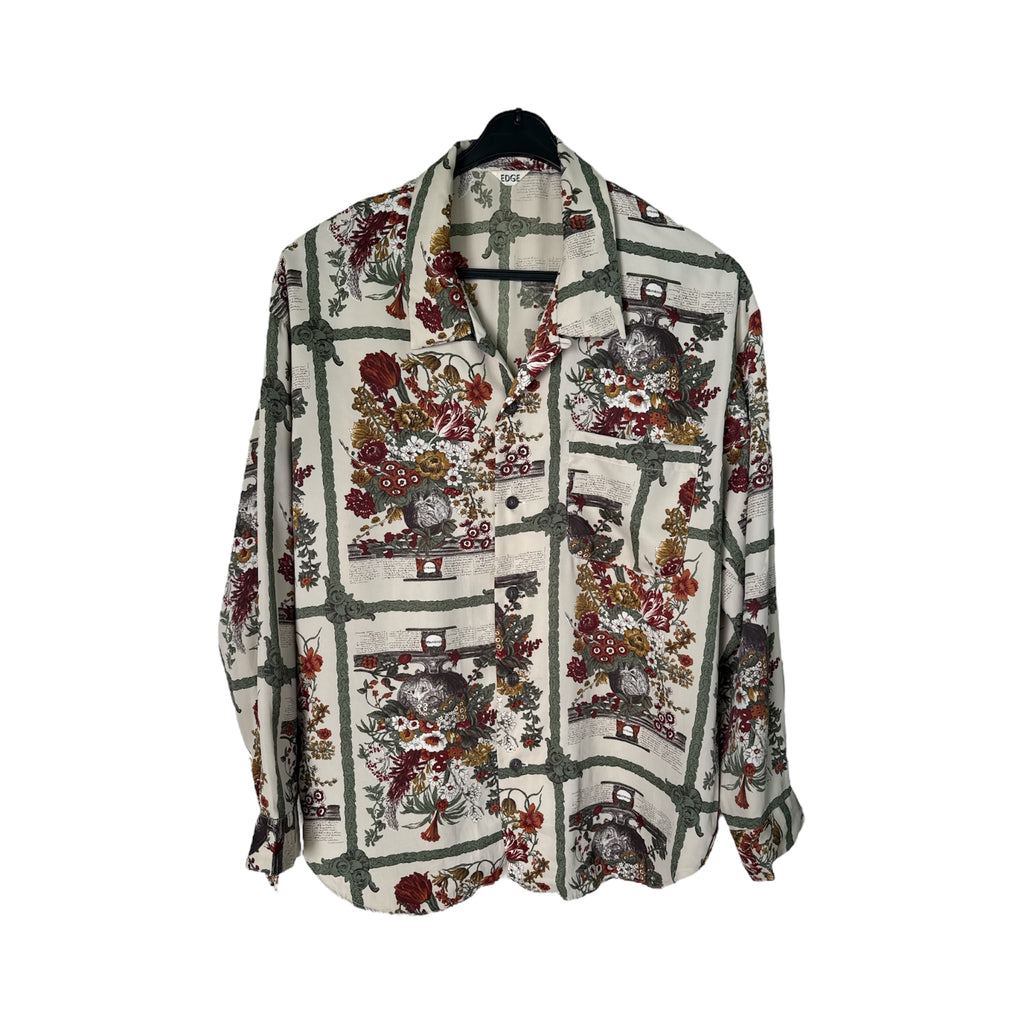 Vintage Floral Print Shirt