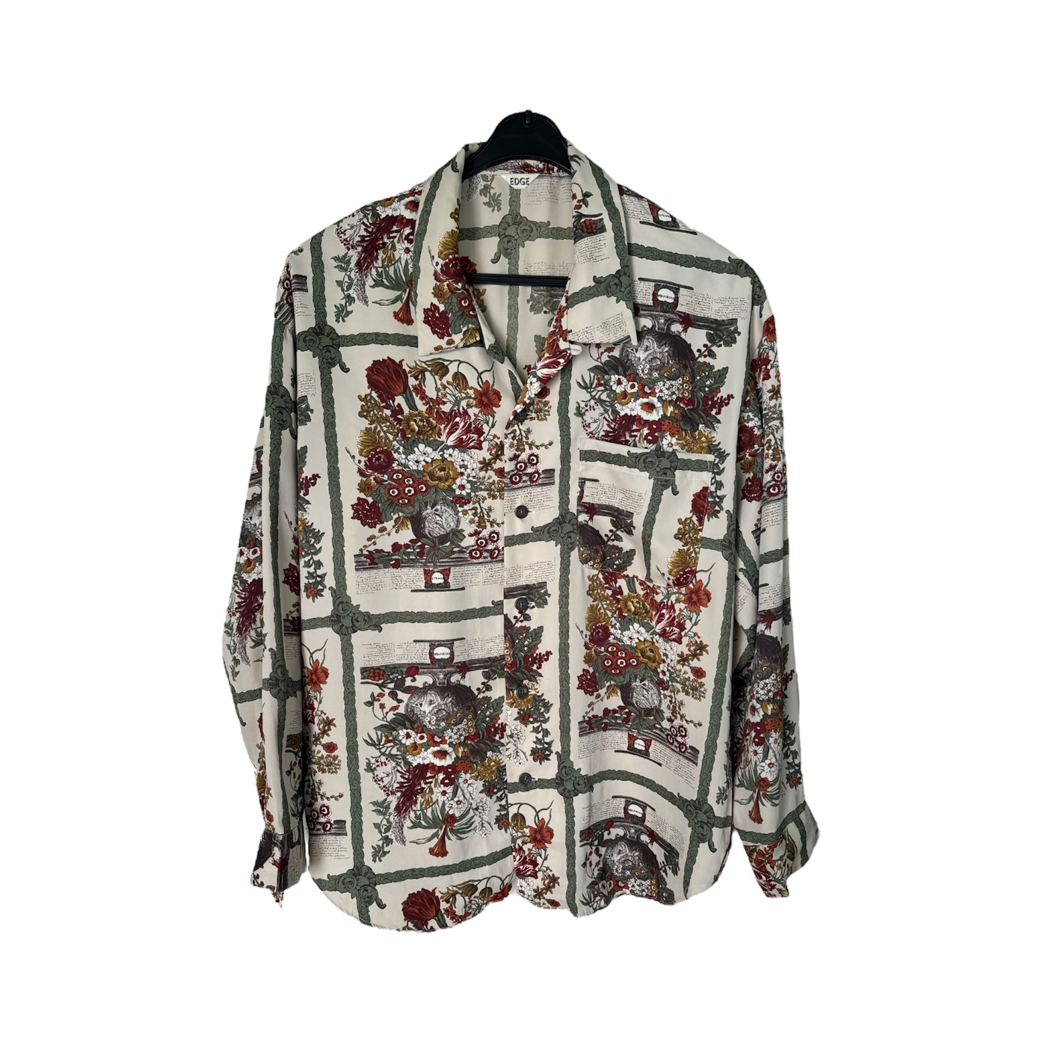Vintage Floral Print Shirt