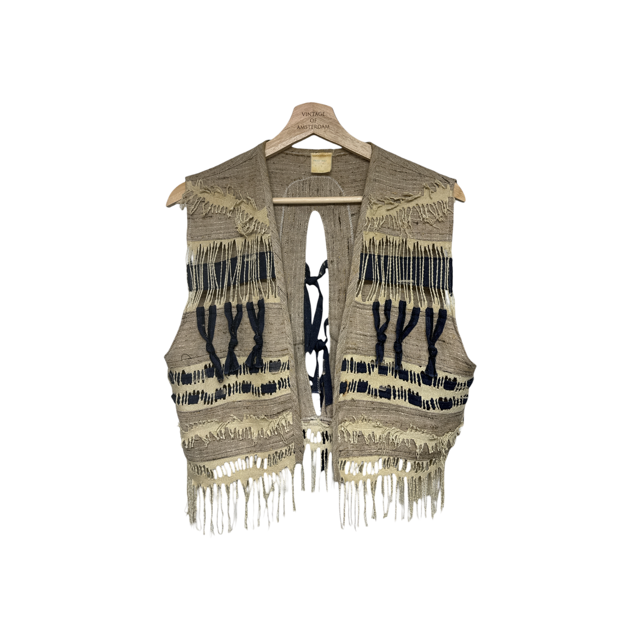 VINTAGE BOHO FRINGE VEST