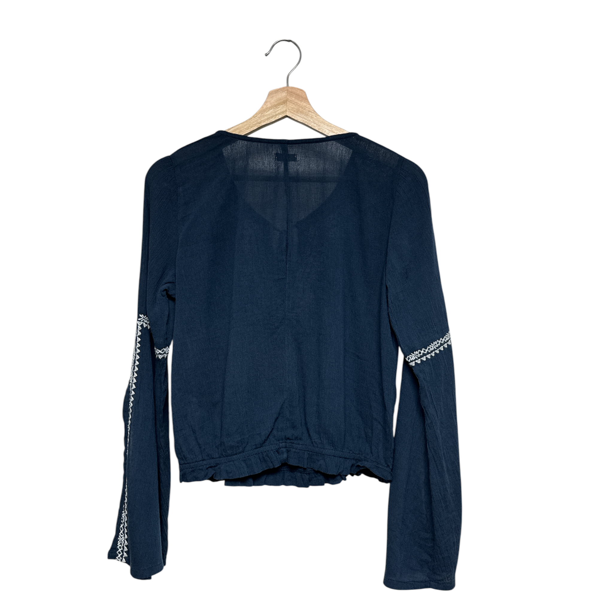 VINTAGE HOLLISTER EMBROIDERED BOHO BLOUSE-2