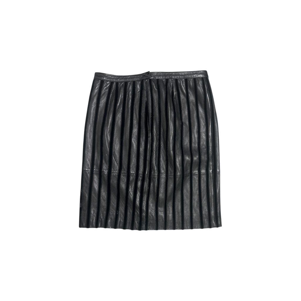 Vintage Valentino Leather Skirt