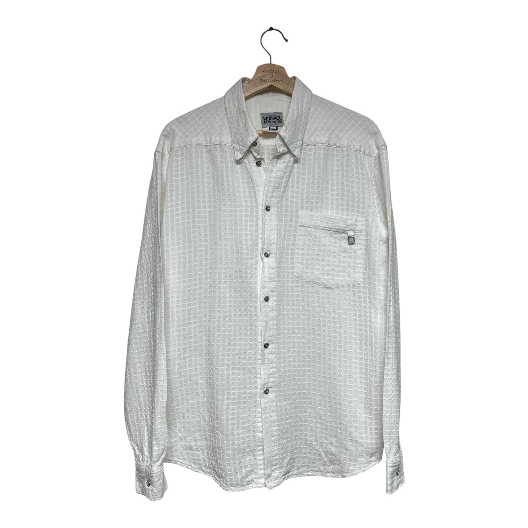 VINTAGE VERSACE JEANS COUTURE SILK SHIRT