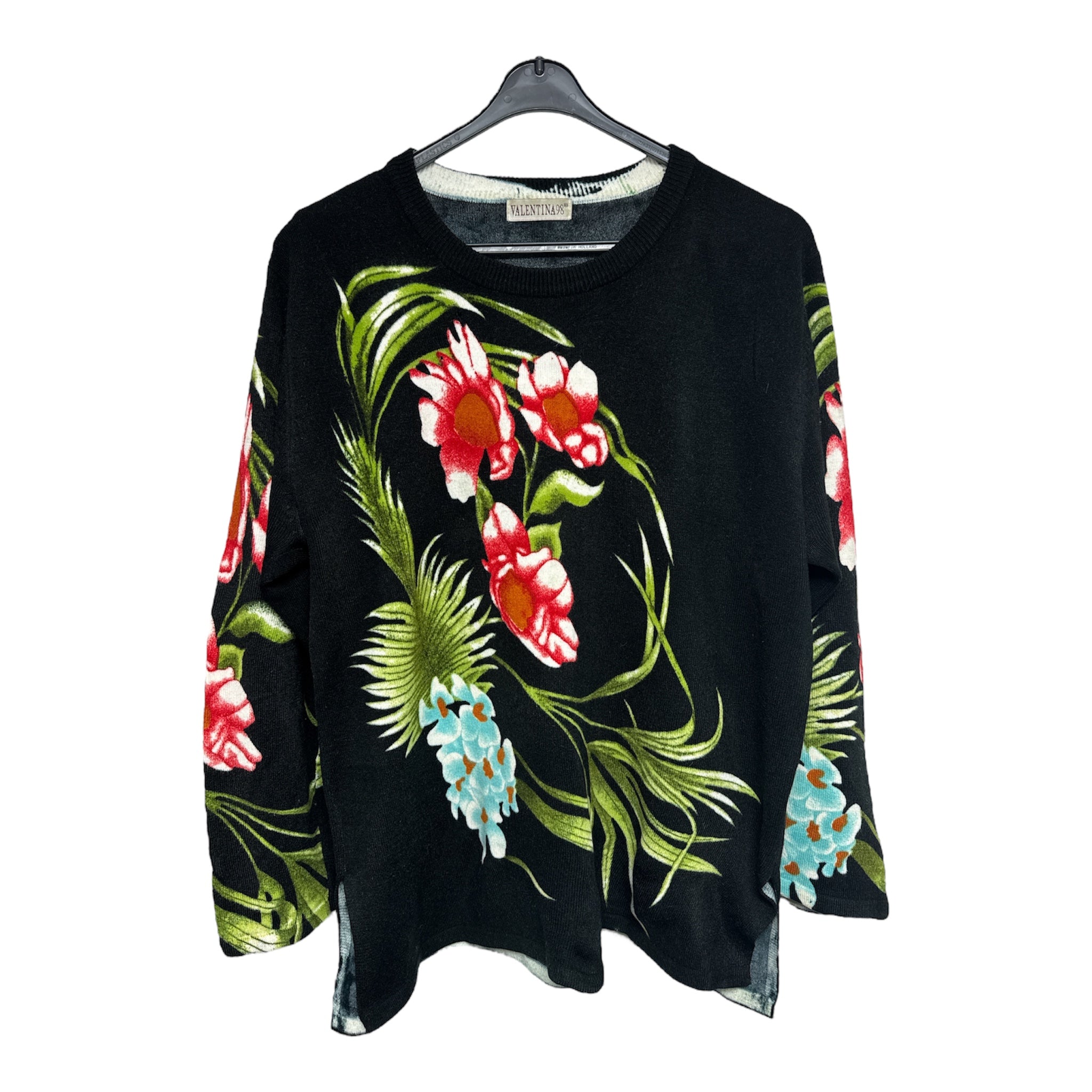 Vintage Floral Sweater