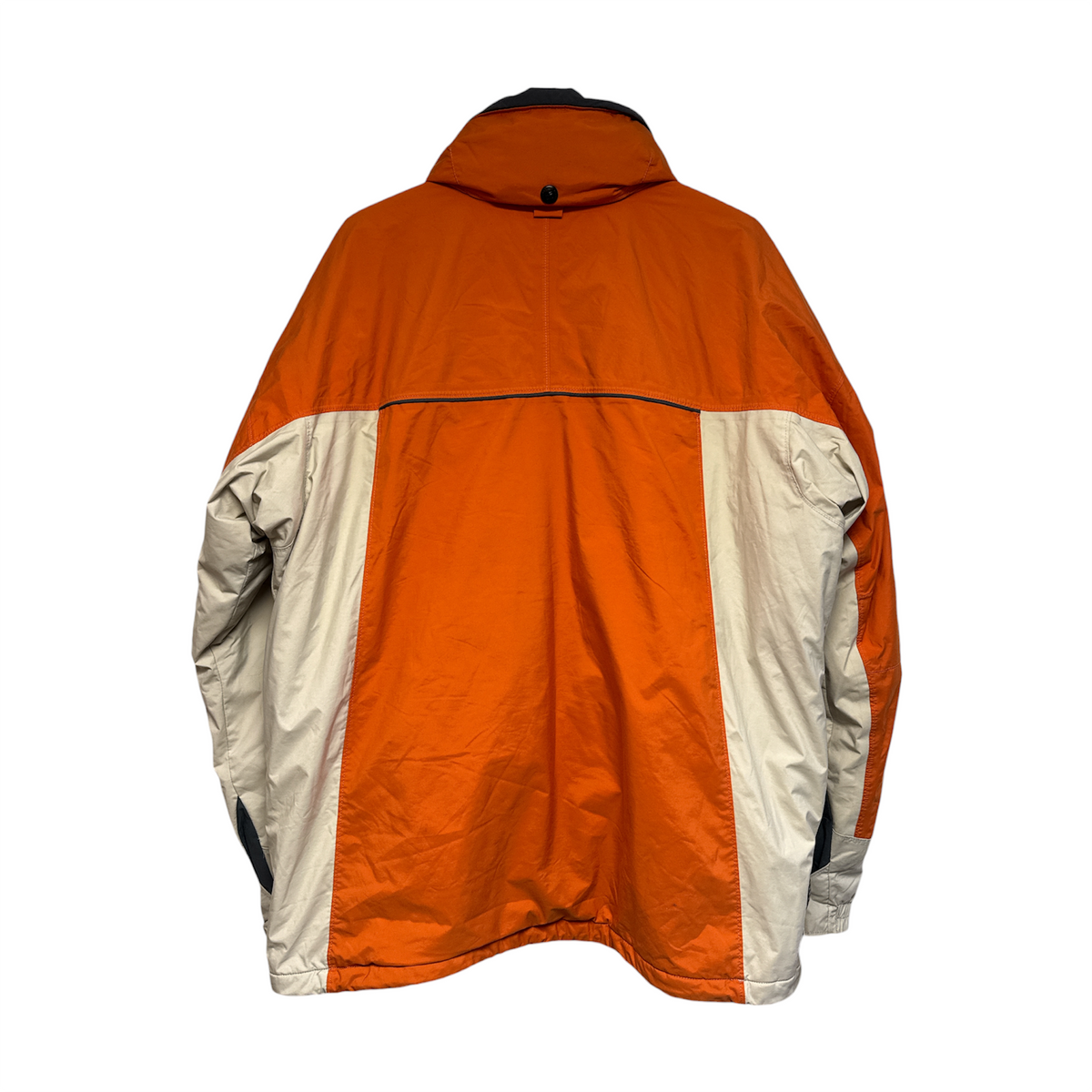 VINTAGE COLUMBIA SPORTSWEAR ORANGE AND CREAM COLOR BLOCKED WINTER SKI JACKET-2