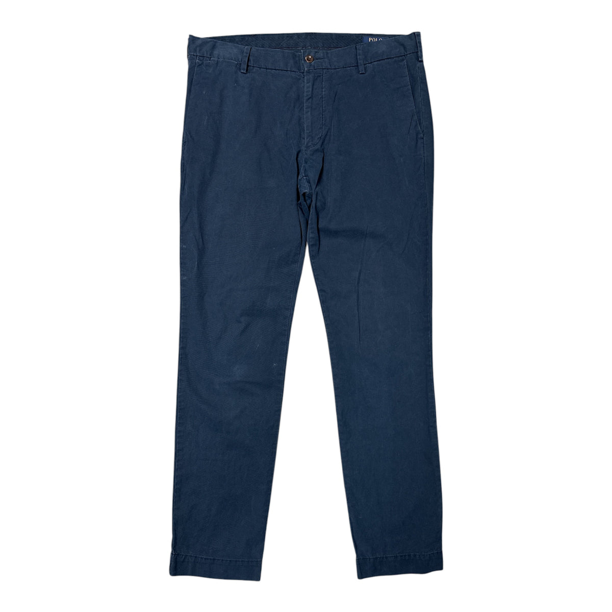 VINTAGE POLO RALPH LAUREN CLASSIC NAVY BLUE COTTON CHINO PANTS-1