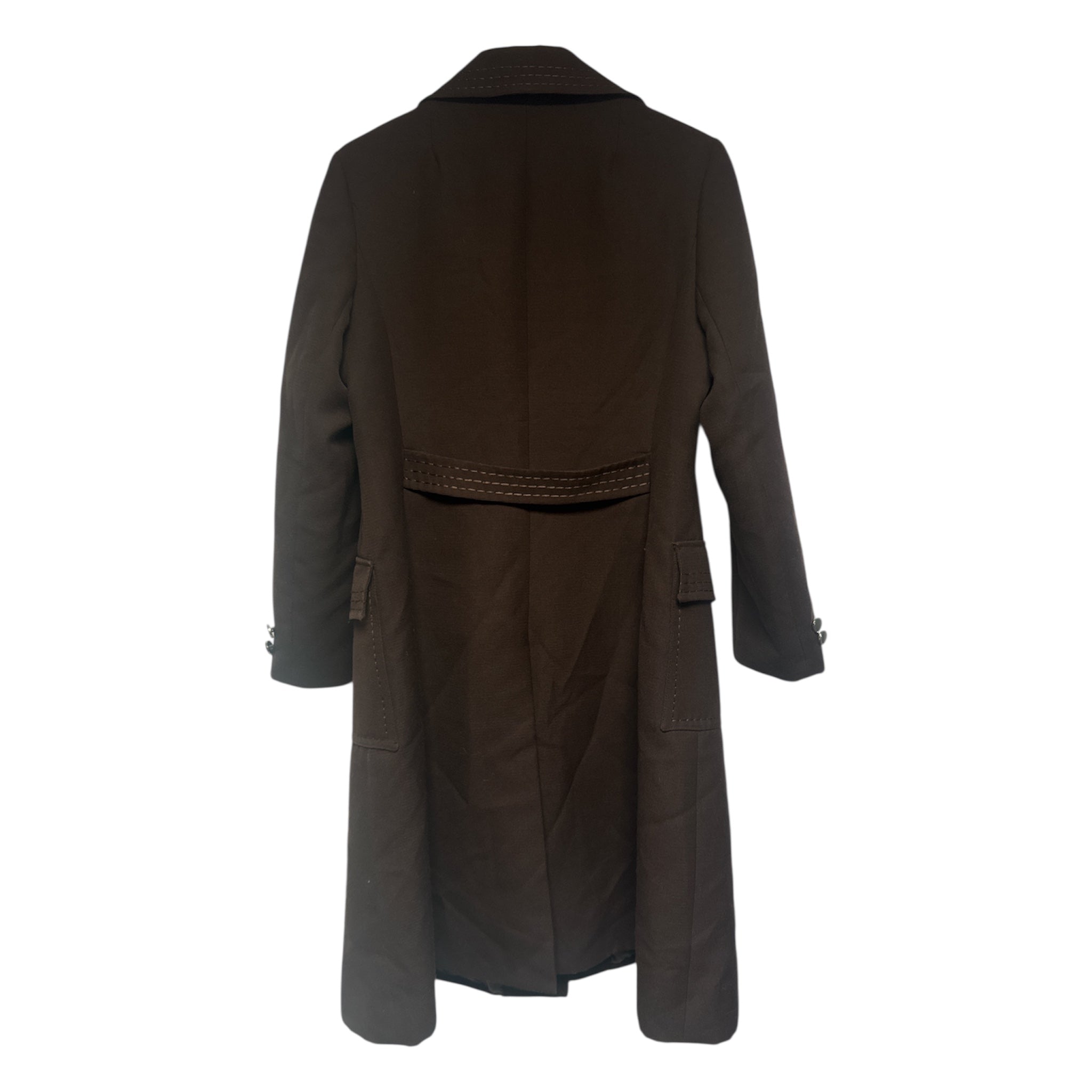 VINTAGE BROWN COAT-2
