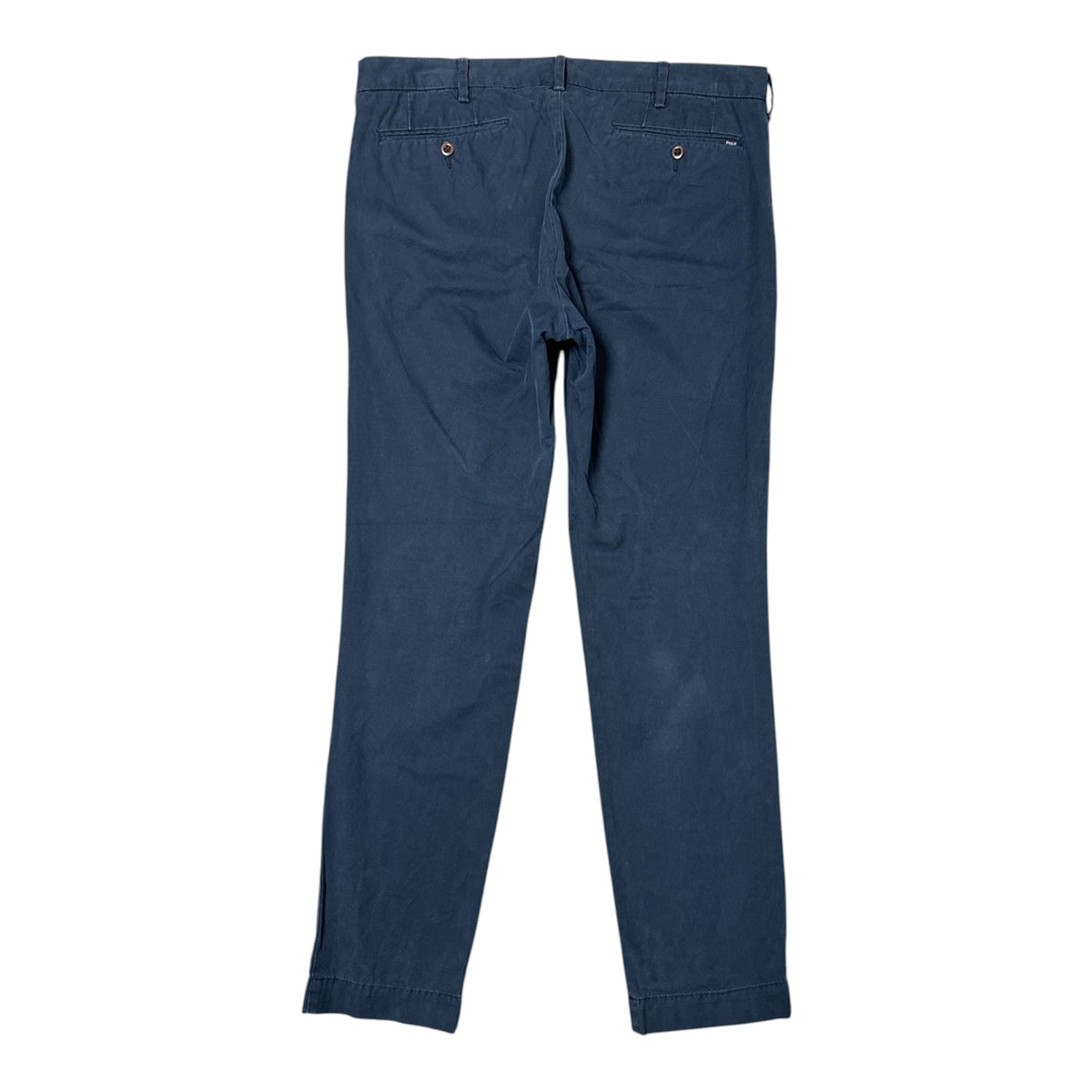 VINTAGE POLO RALPH LAUREN CLASSIC NAVY BLUE COTTON CHINO PANTS-2