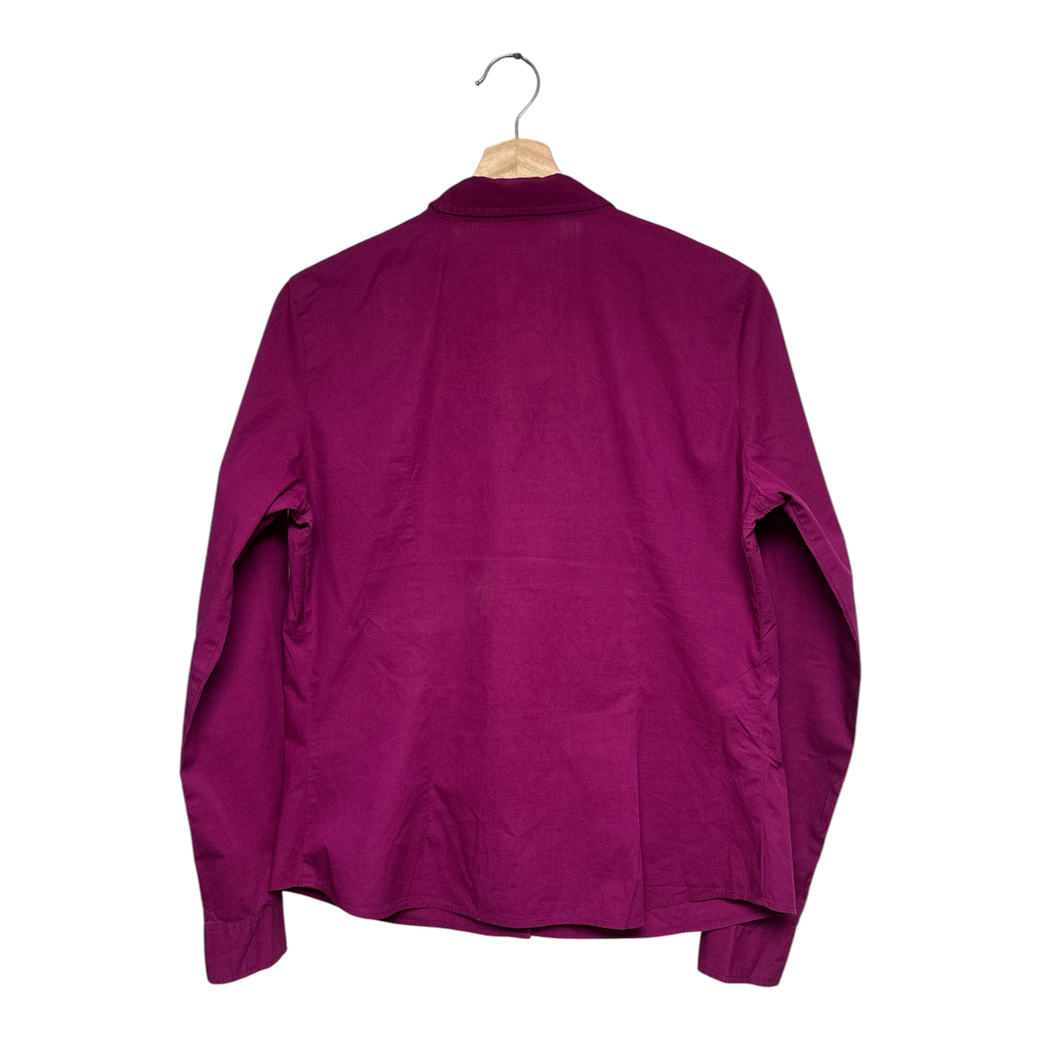 VINTAGE PURPLE LONG SLEEVE BUTTON-UP SHIRT-2