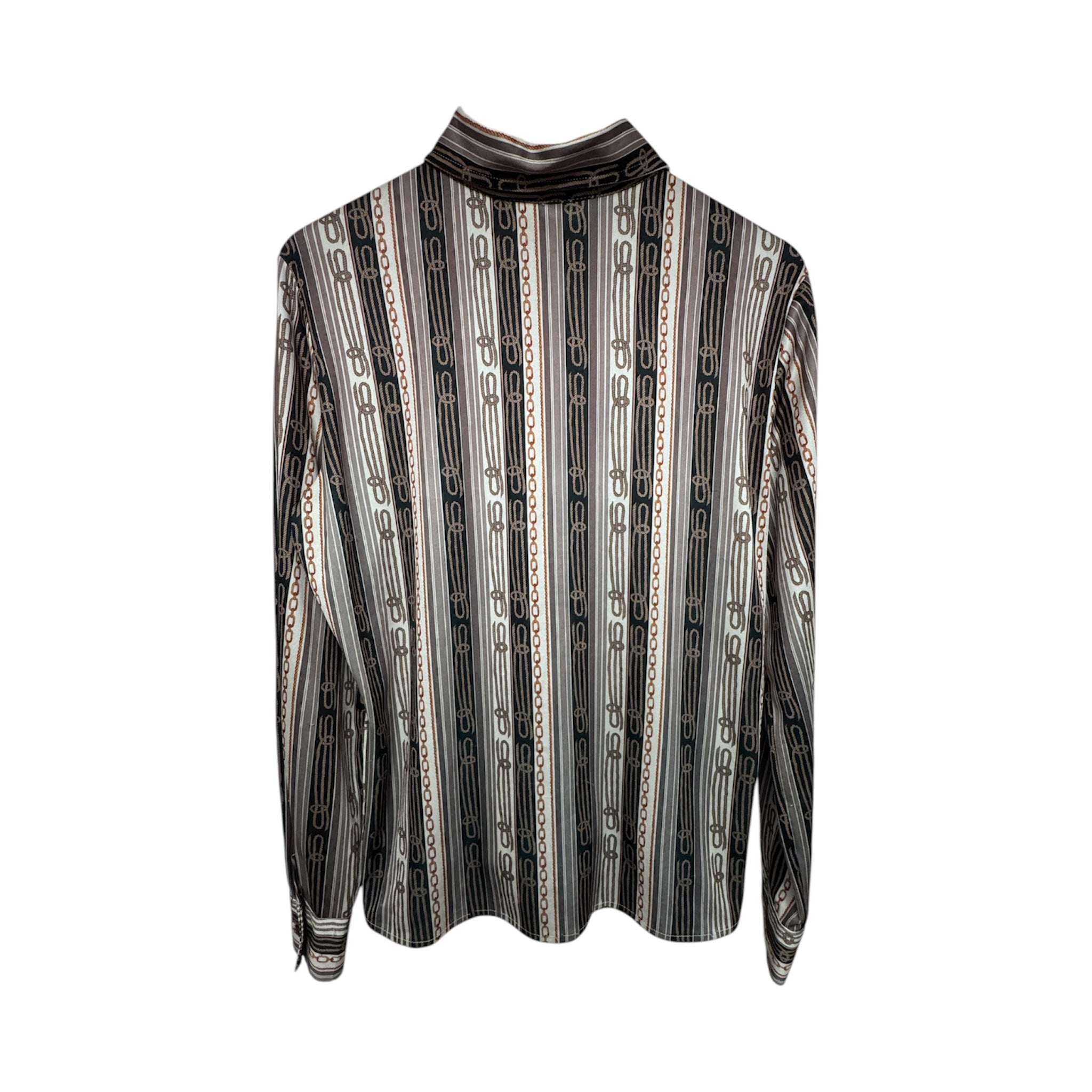 Vintage Printed 80’s Blouse