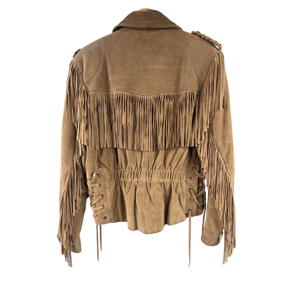 Suede Fringe Jacket